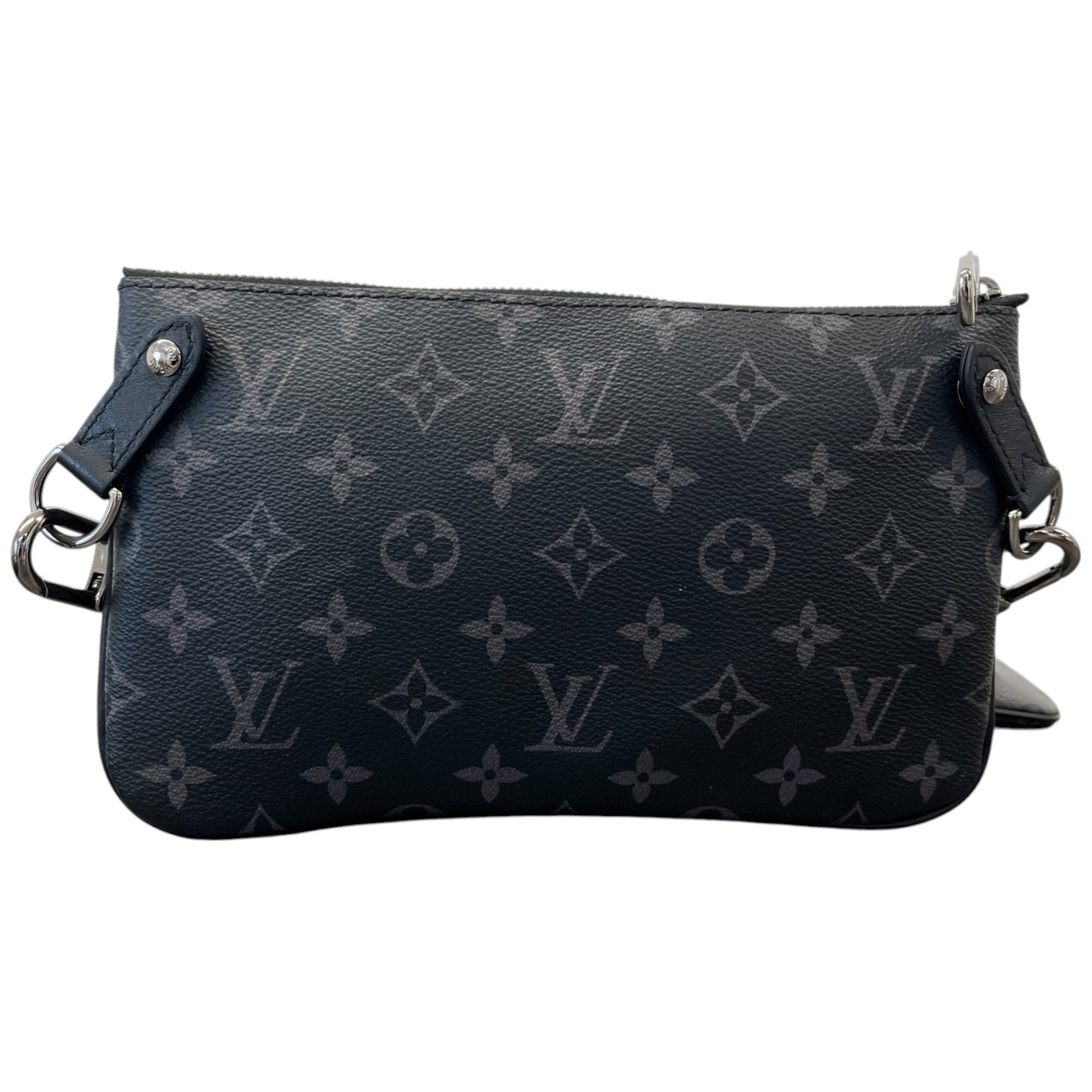 Men's Monogram Eclipse Trio Messenger Bag Black