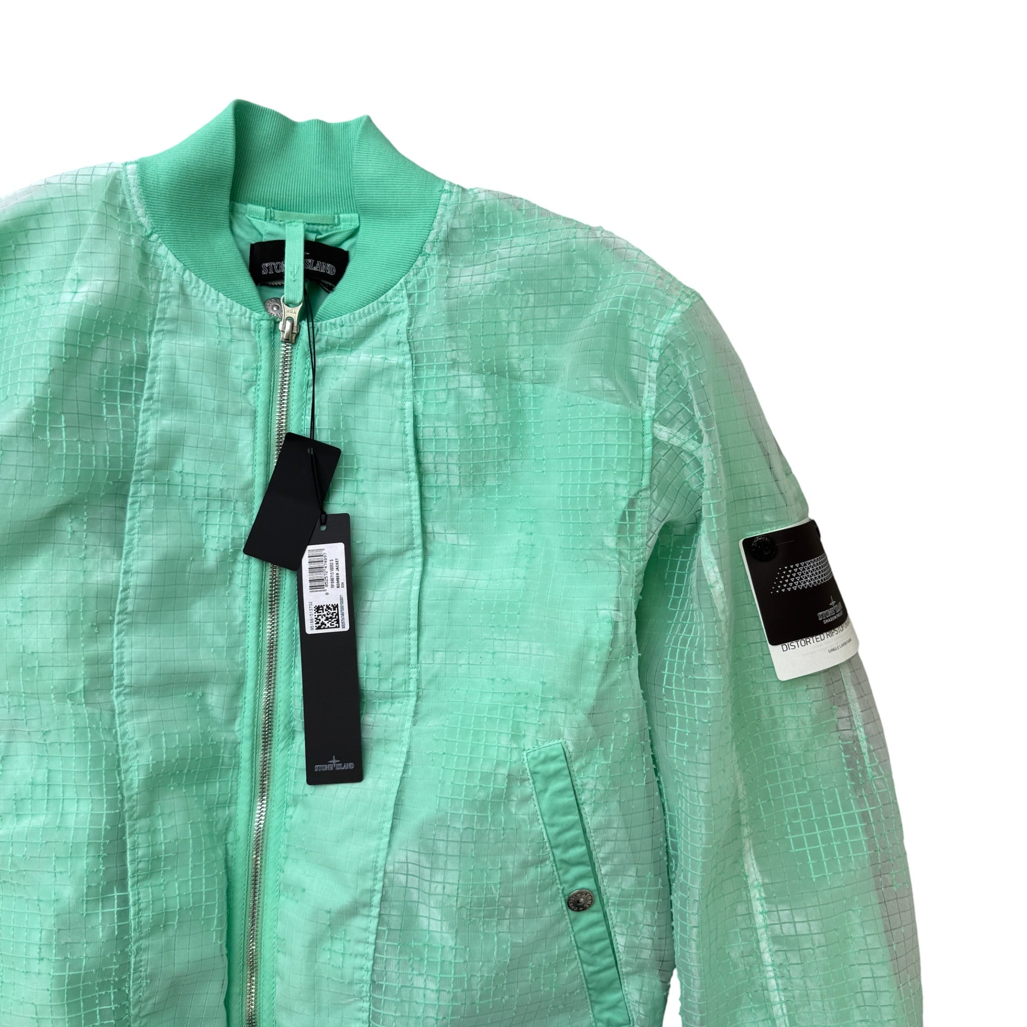 Men's Shadow Project Applique Logo Jacket Green Size S