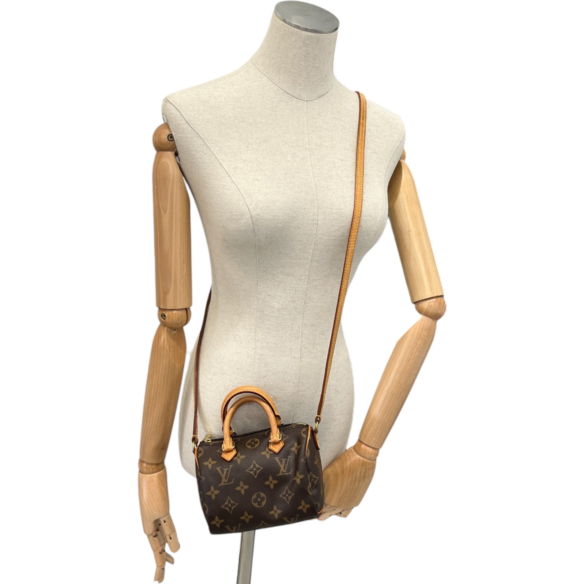 Women's Monogram Nano Speedy Bag Brown