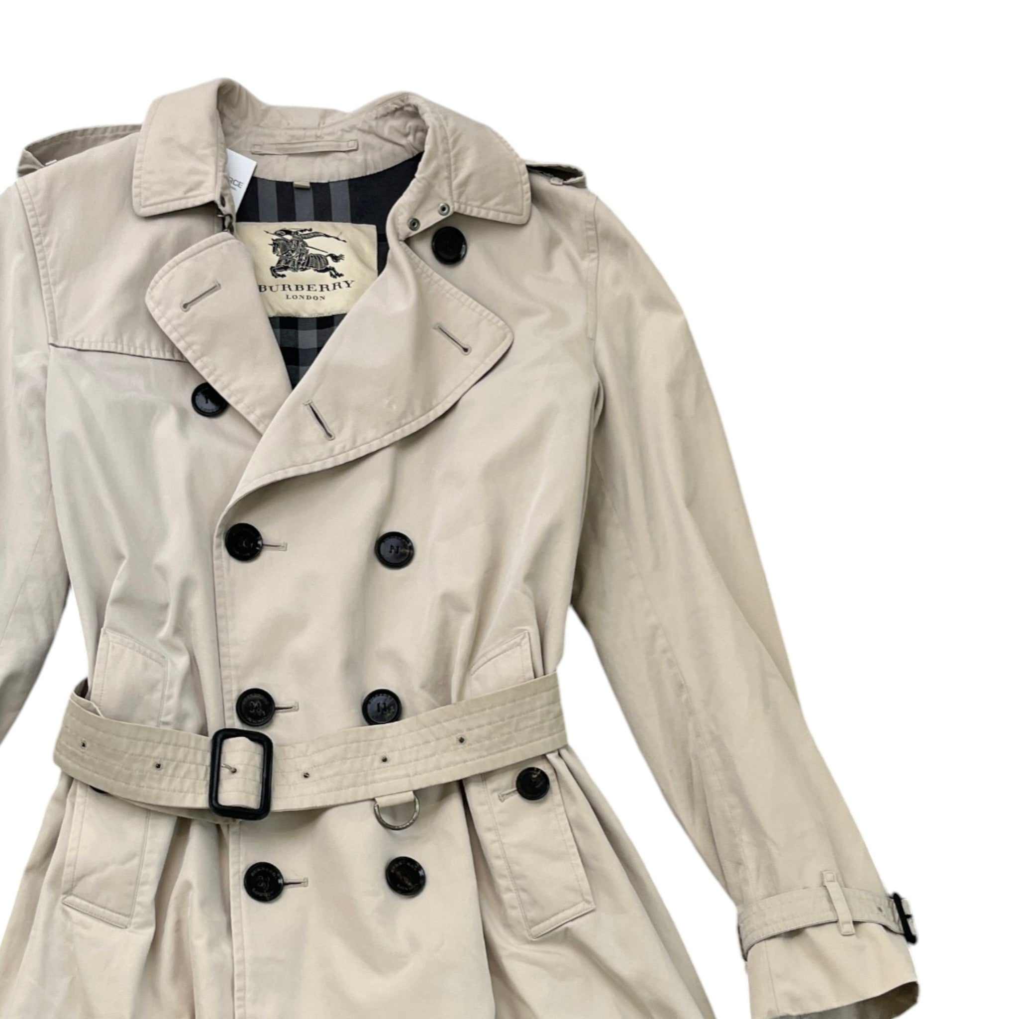 Men's Heritage Kensington Trench Jacket Beige Size S