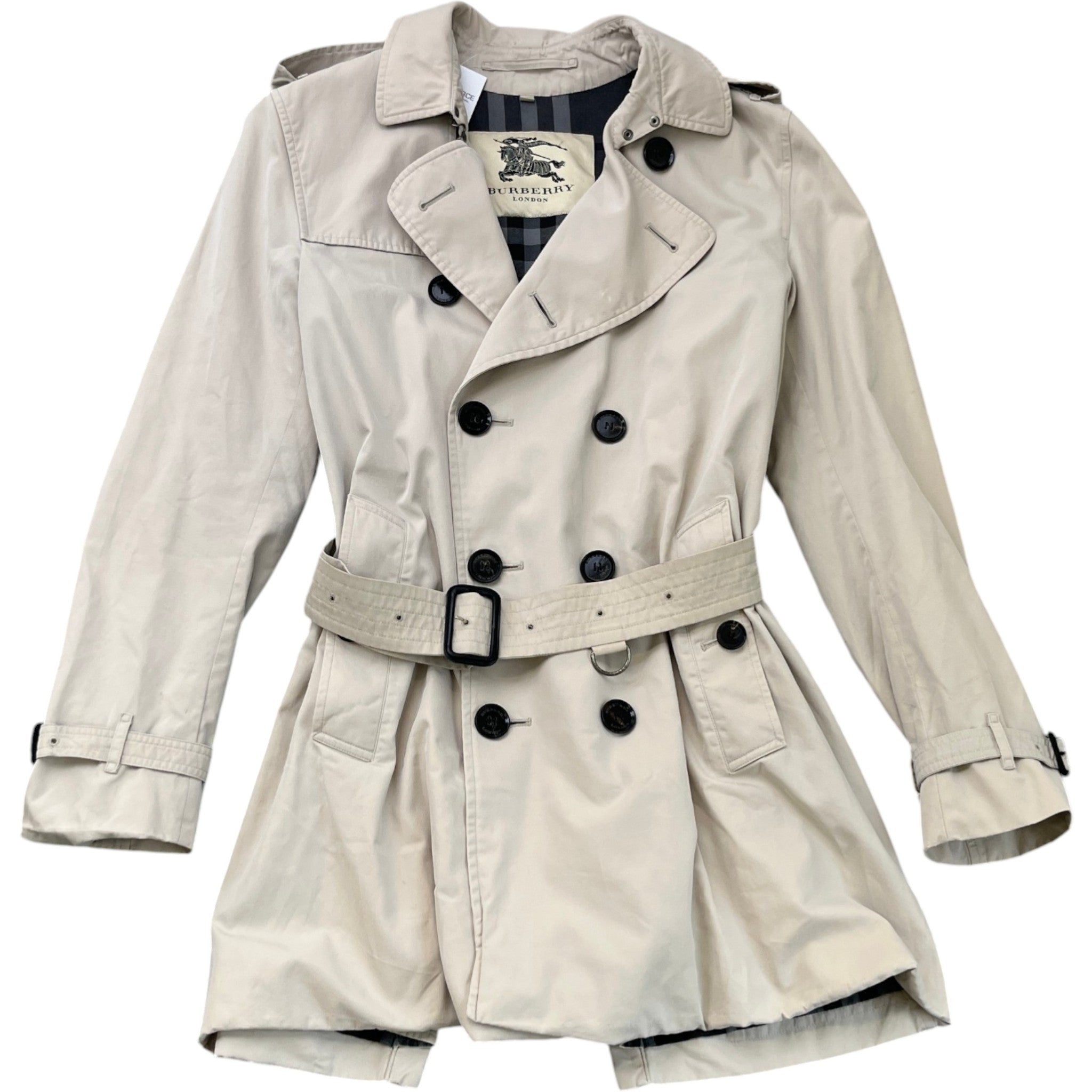 Men's Heritage Kensington Trench Jacket Beige Size S