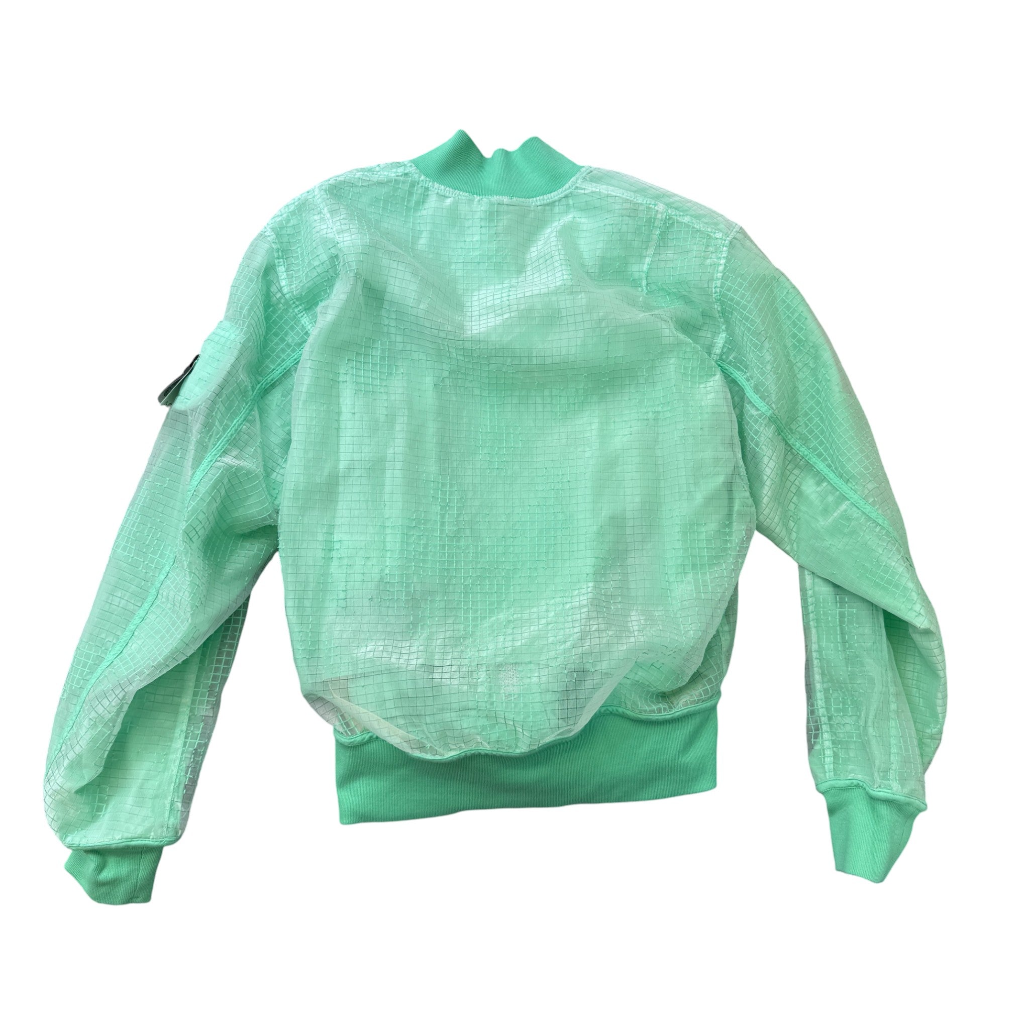 Men's Shadow Project Applique Logo Jacket Green Size S