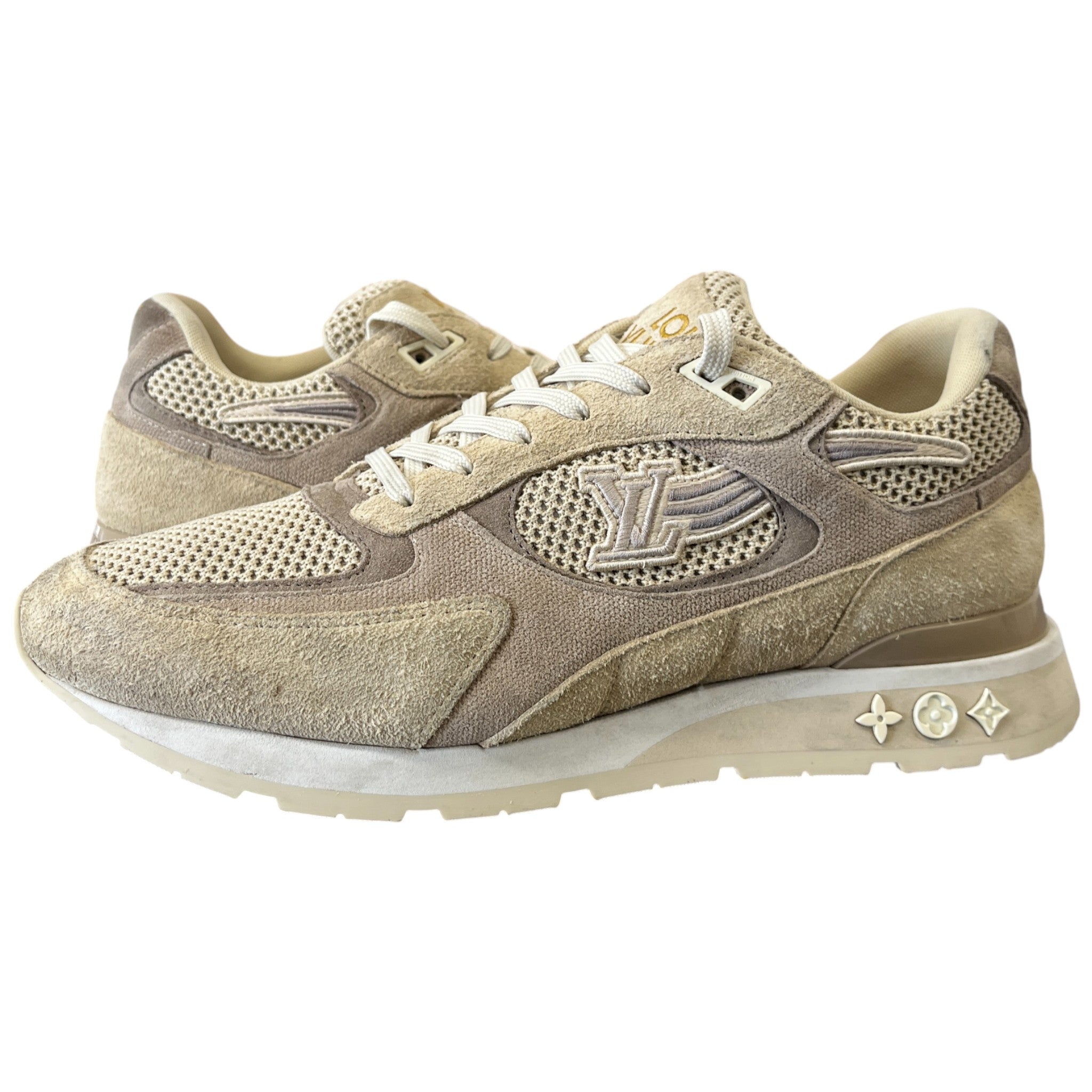 Men's Run Away Low Trainers Beige Size EU 44 / UK 10