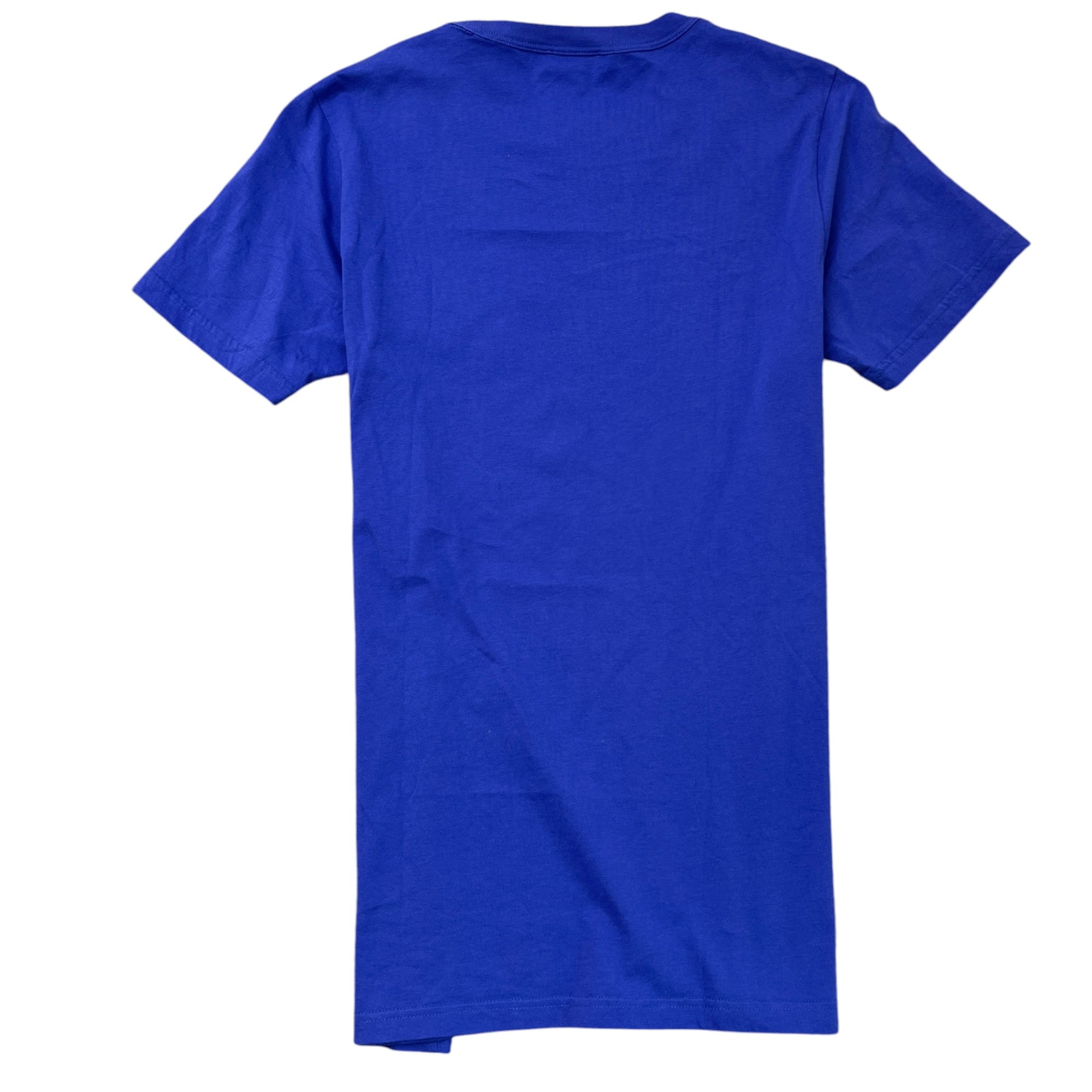 Men's Embroidered Logo T-Shirt Blue Size XS