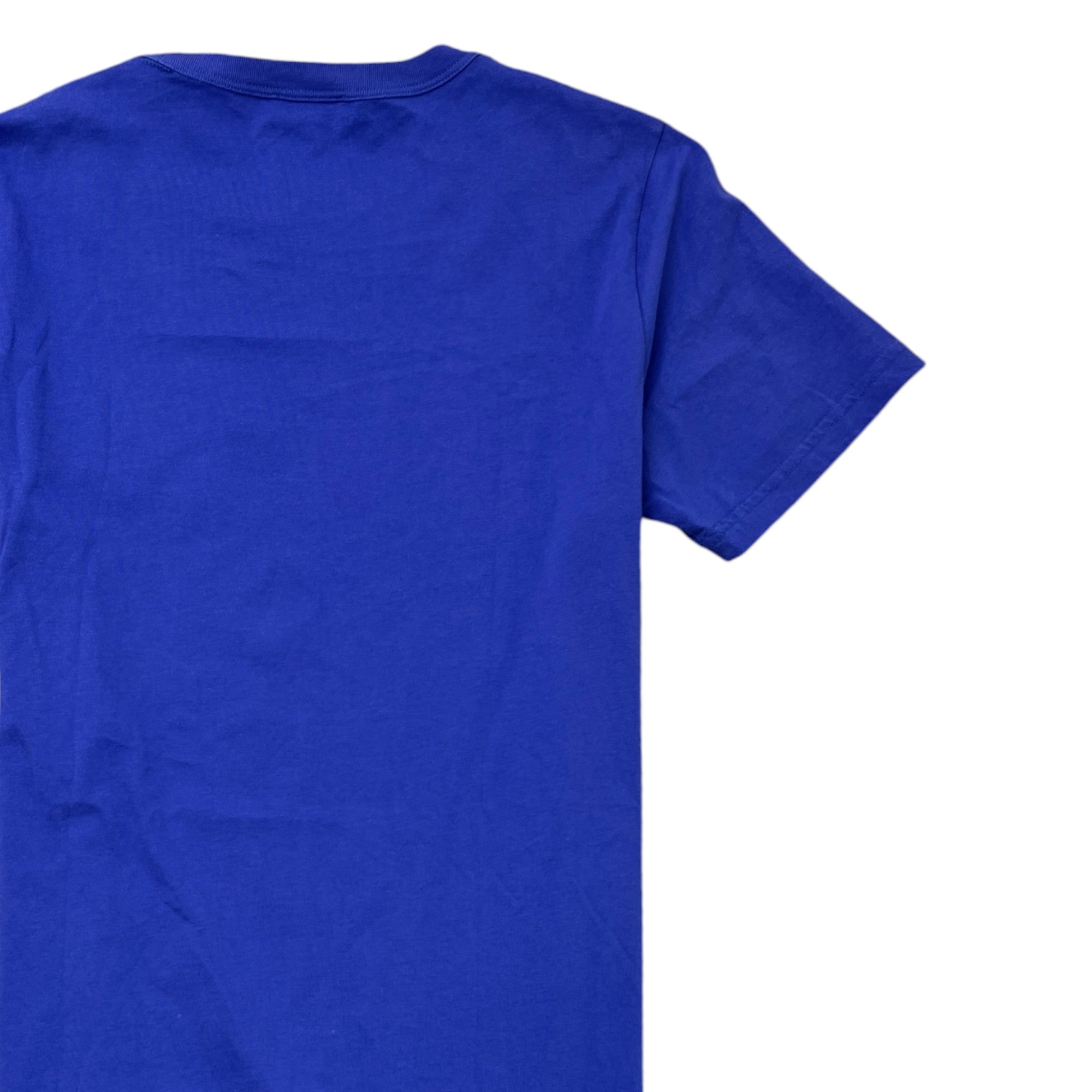 Men's Embroidered Logo T-Shirt Blue Size XS