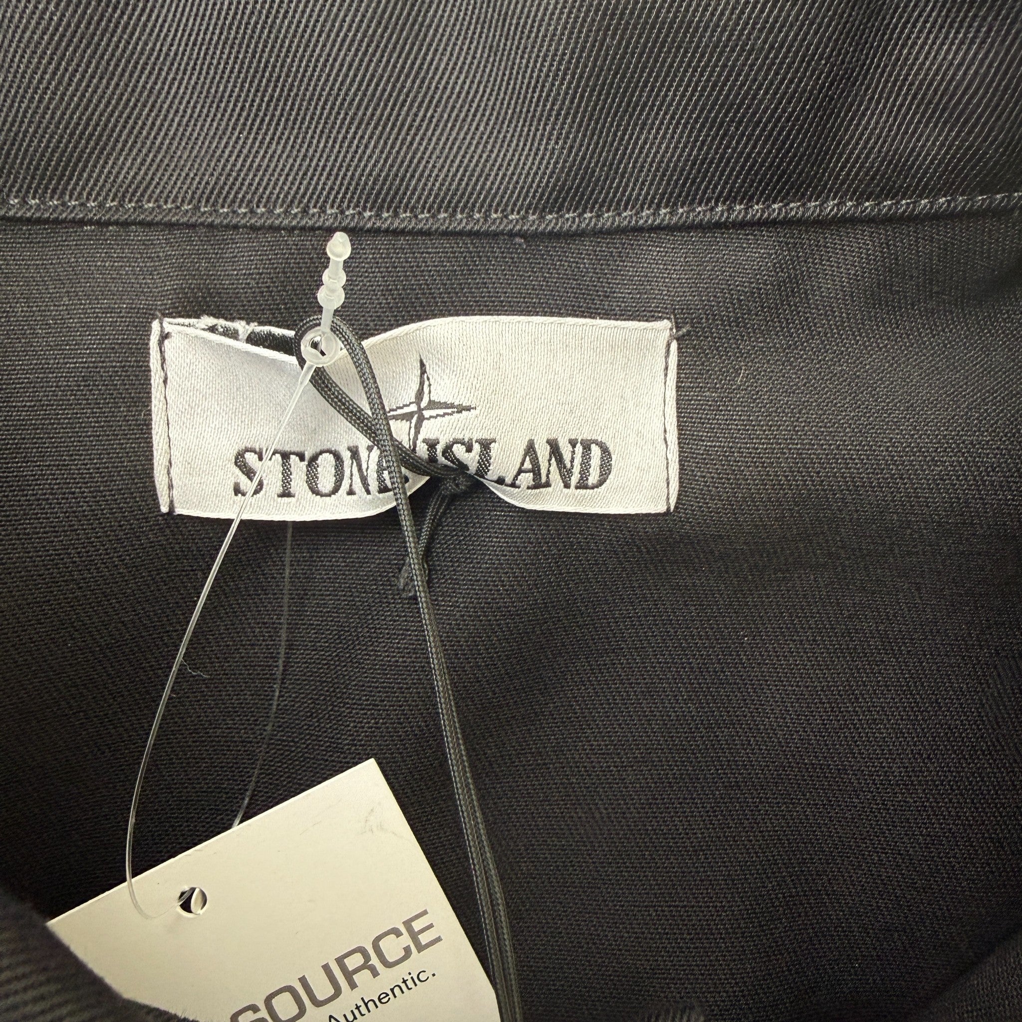 Men's Applique Logo OverShirt Black Size L