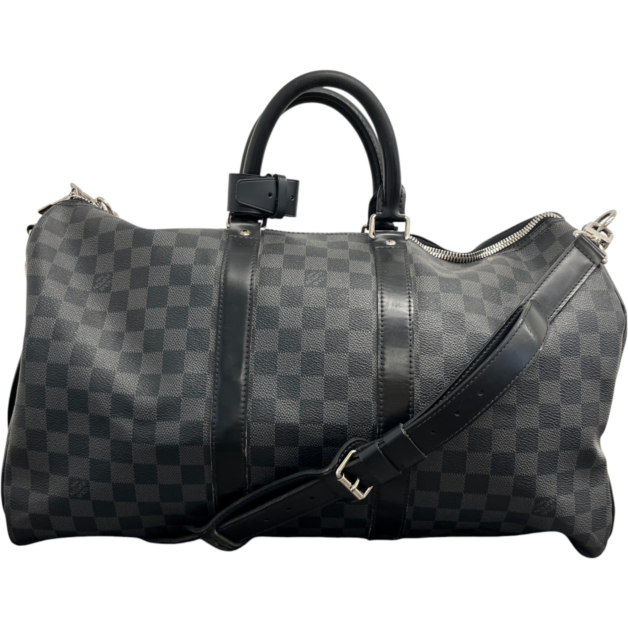 Men's Damier Graphite Keepall Bandoulière 45 Bag Black