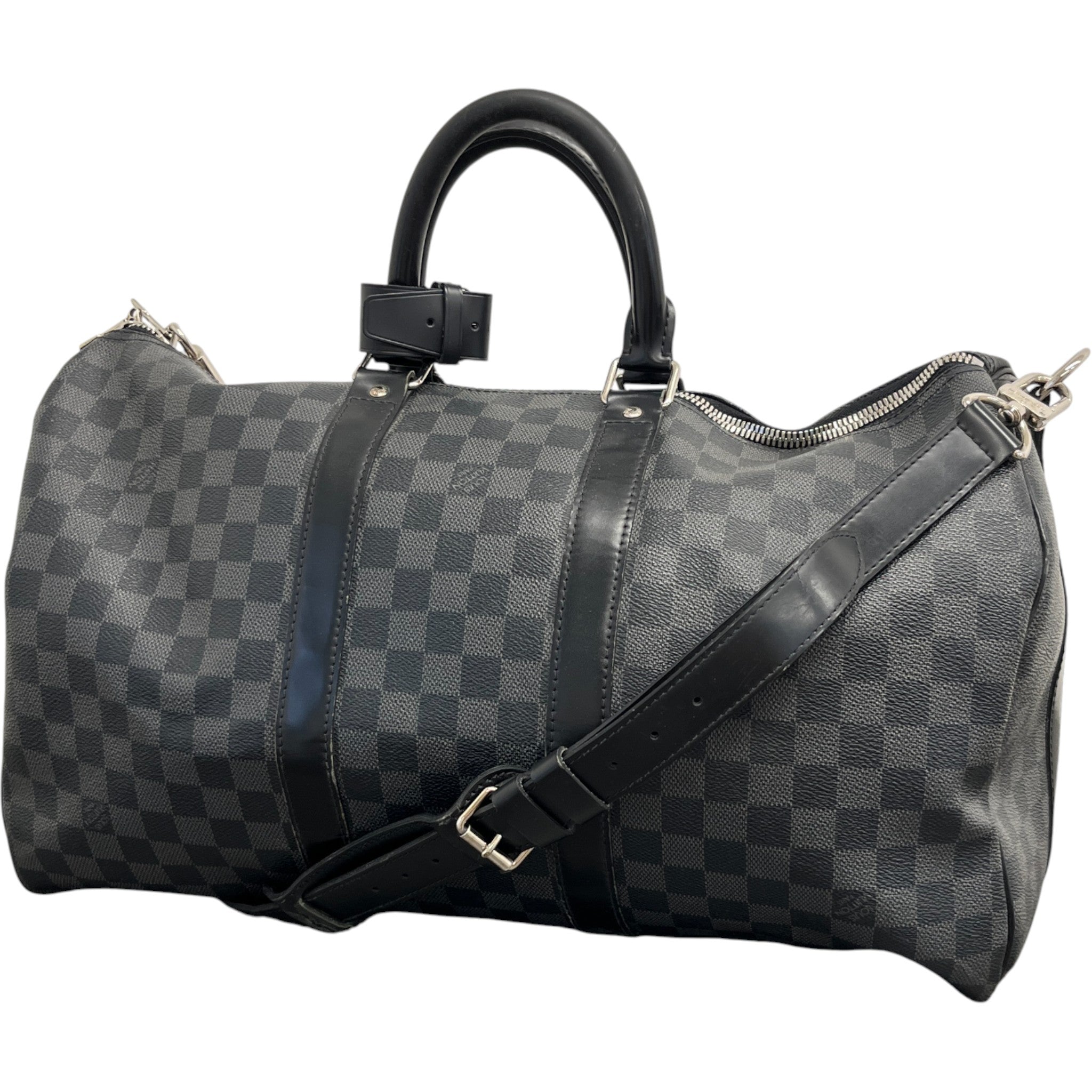 Men's Damier Graphite Keepall Bandoulière 45 Bag Black