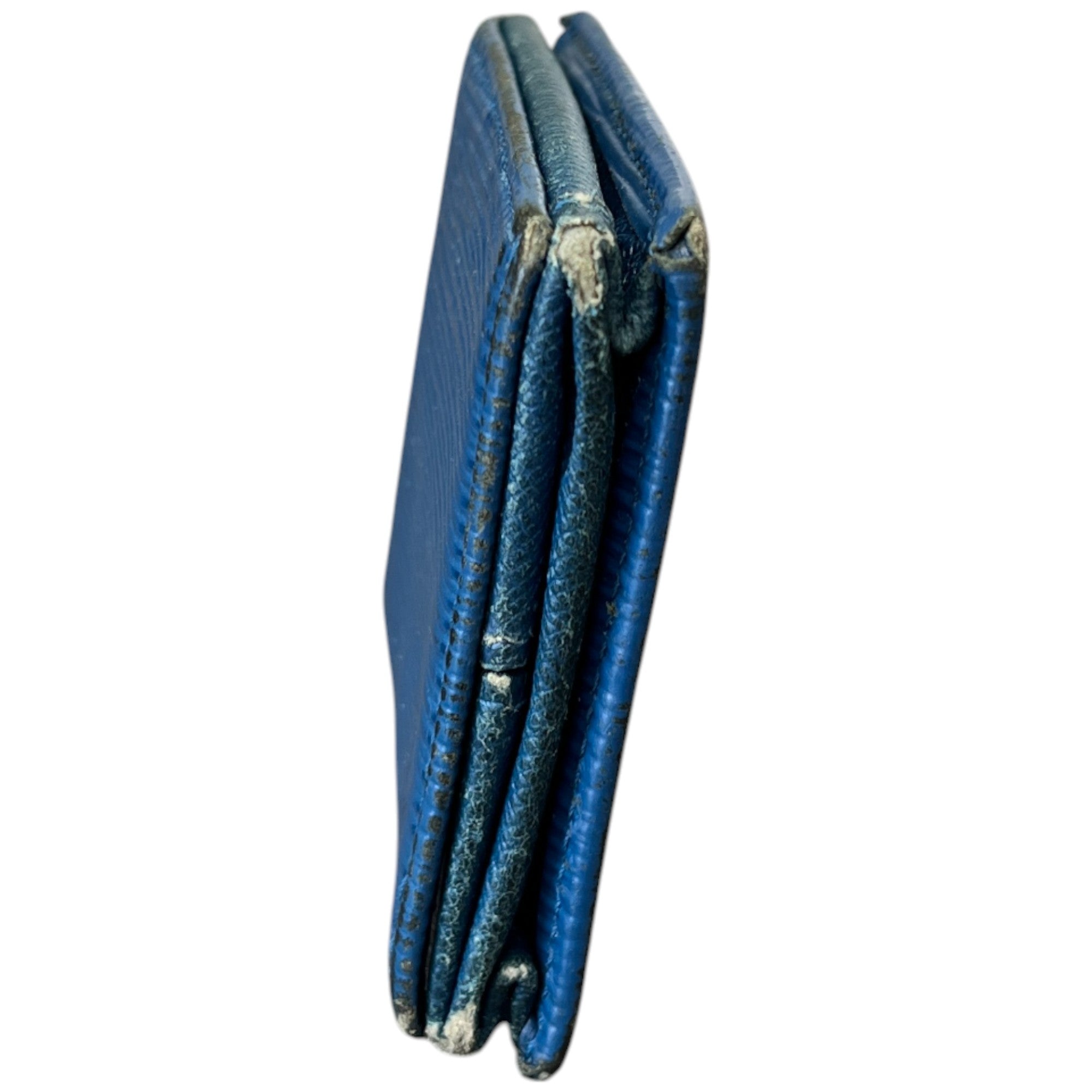 Men's Epi Coin Wallet Blue