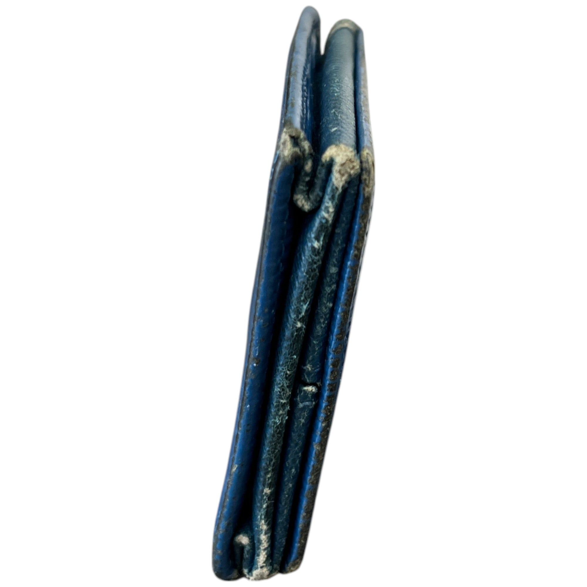 Men's Epi Coin Wallet Blue