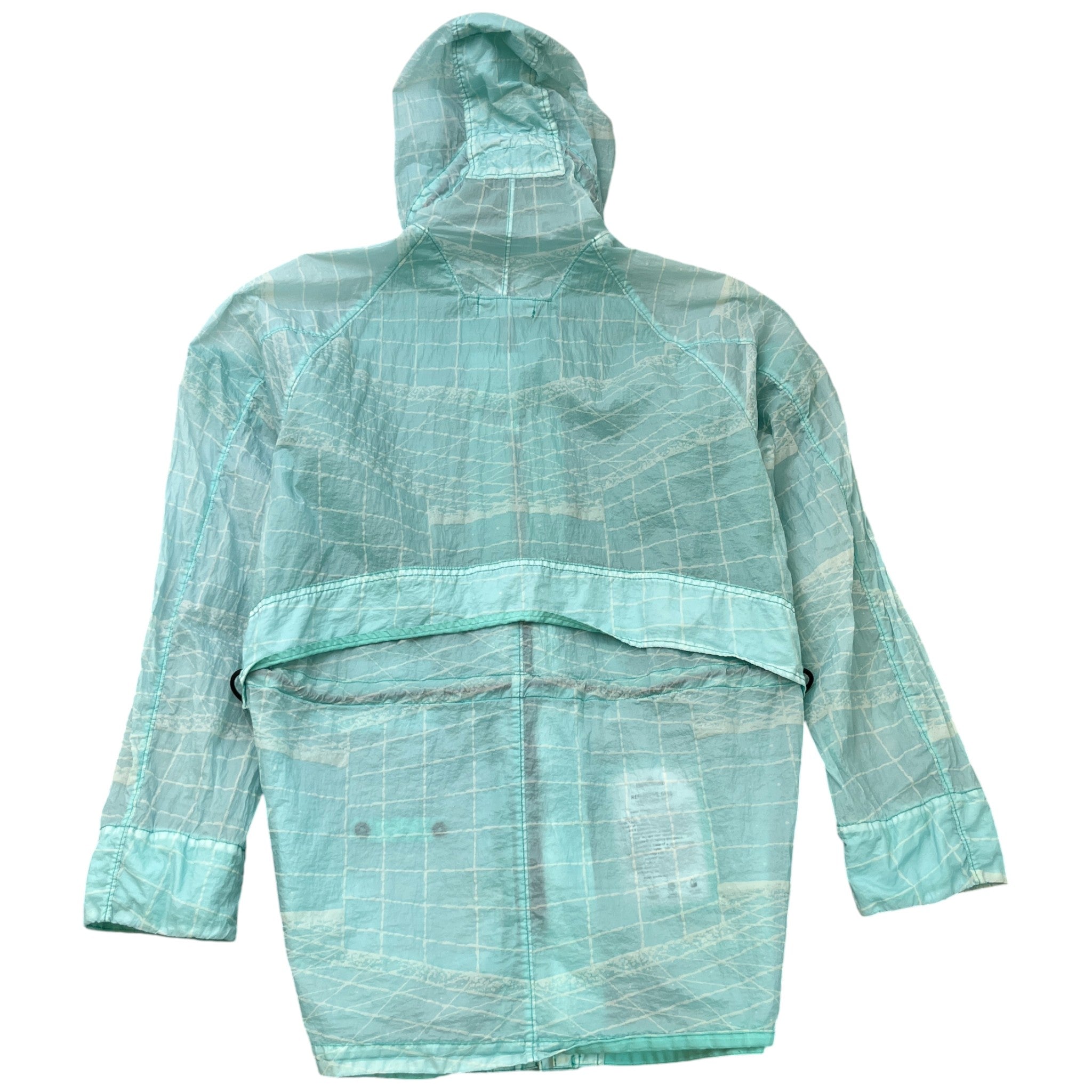 Men's Reflective Grid On Lamy-Tc Windbreaker Blue Size M