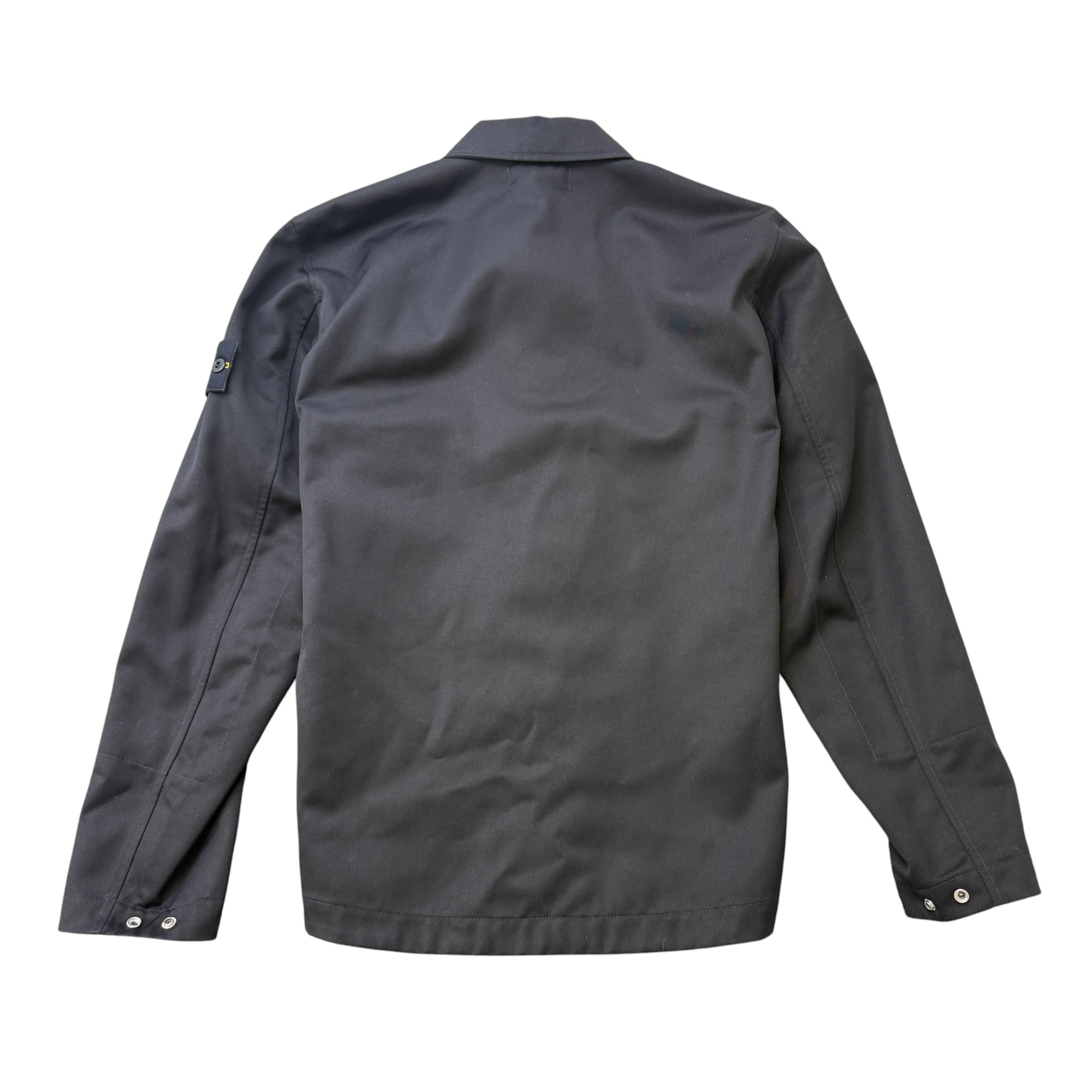 Men's Applique Logo OverShirt Black Size L