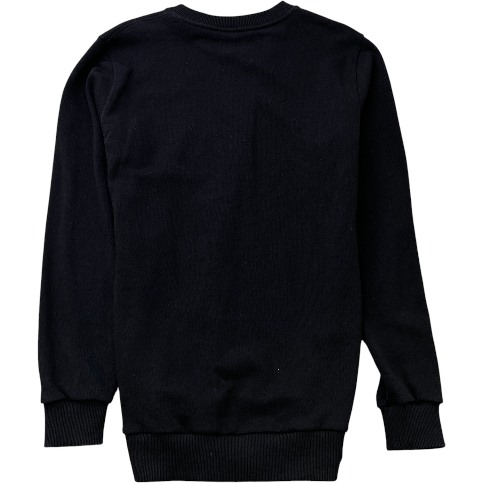 Men's Shark Graphic Print Sweatshirt Black Size S