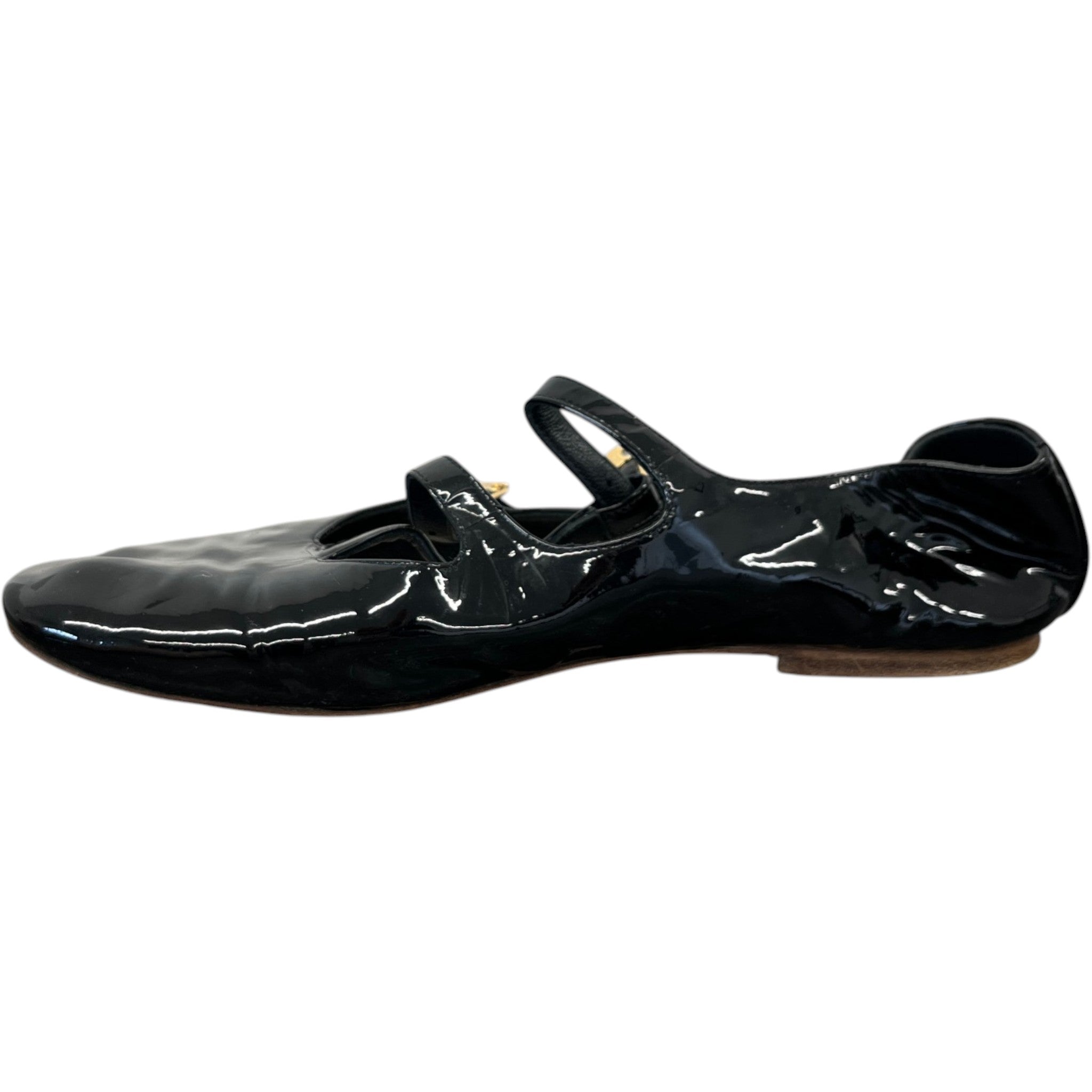 Women's Double Strap Mary Jane Mules Black Size EU 38 / UK 5