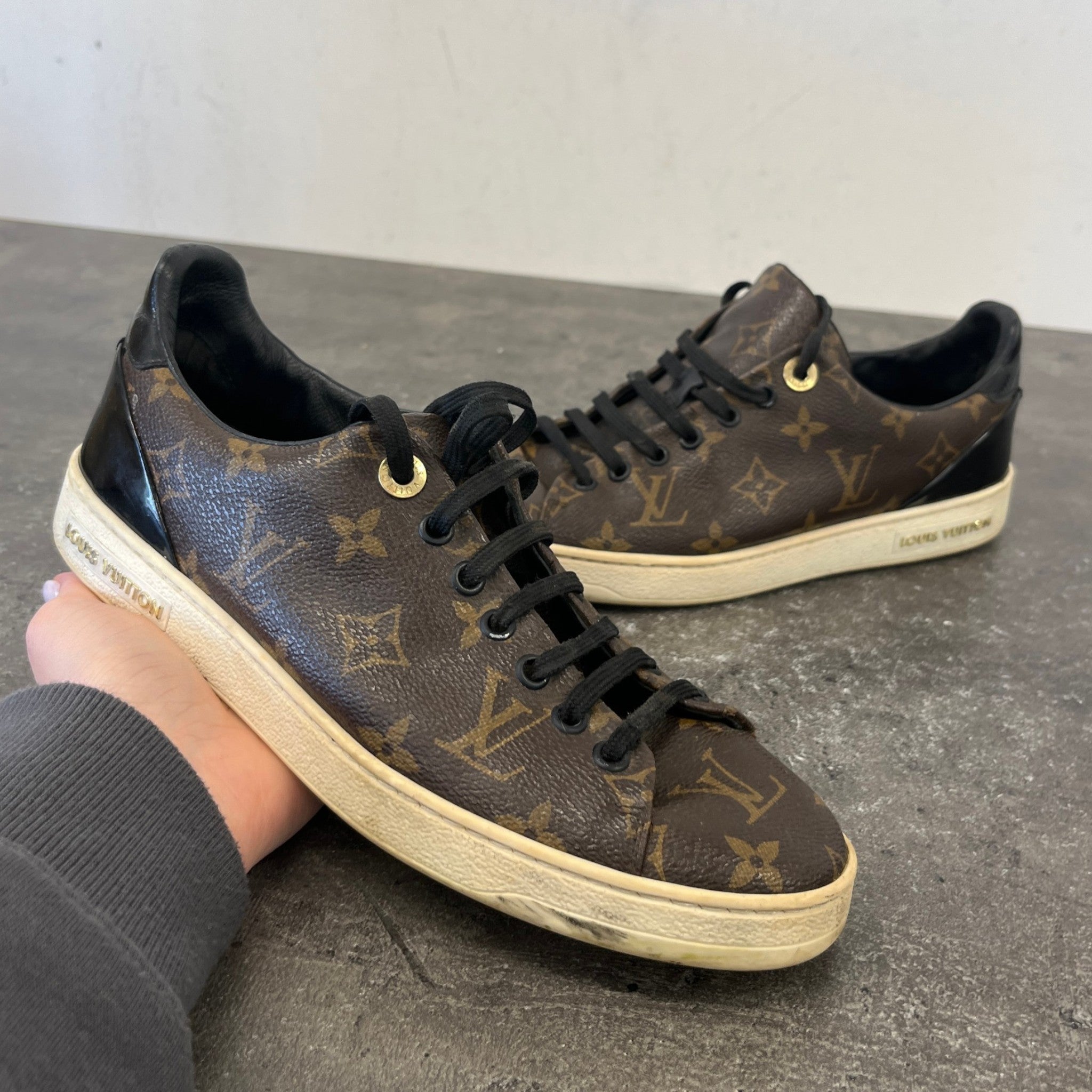 Women's Frontrow Low Trainers Brown Size EU 38 / UK 5