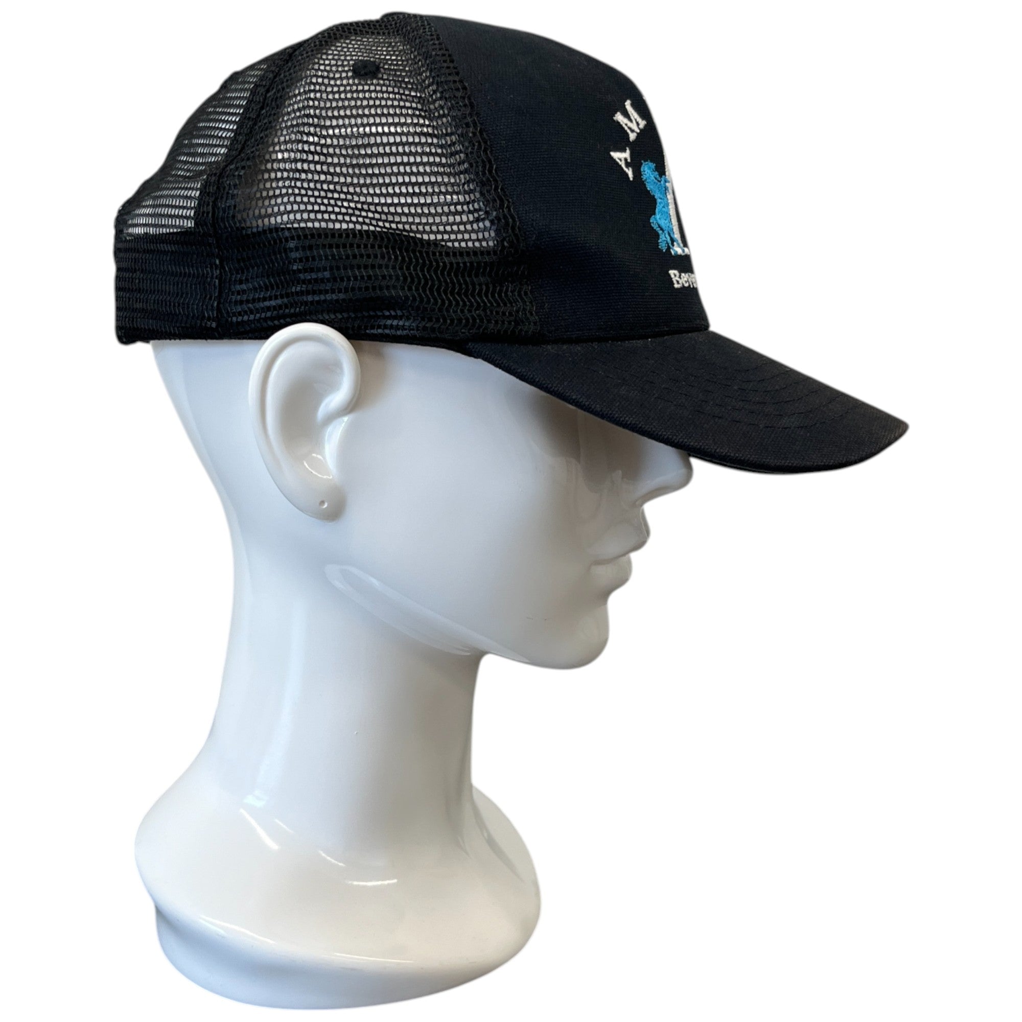 Men's Embroidered Logo Hat Black