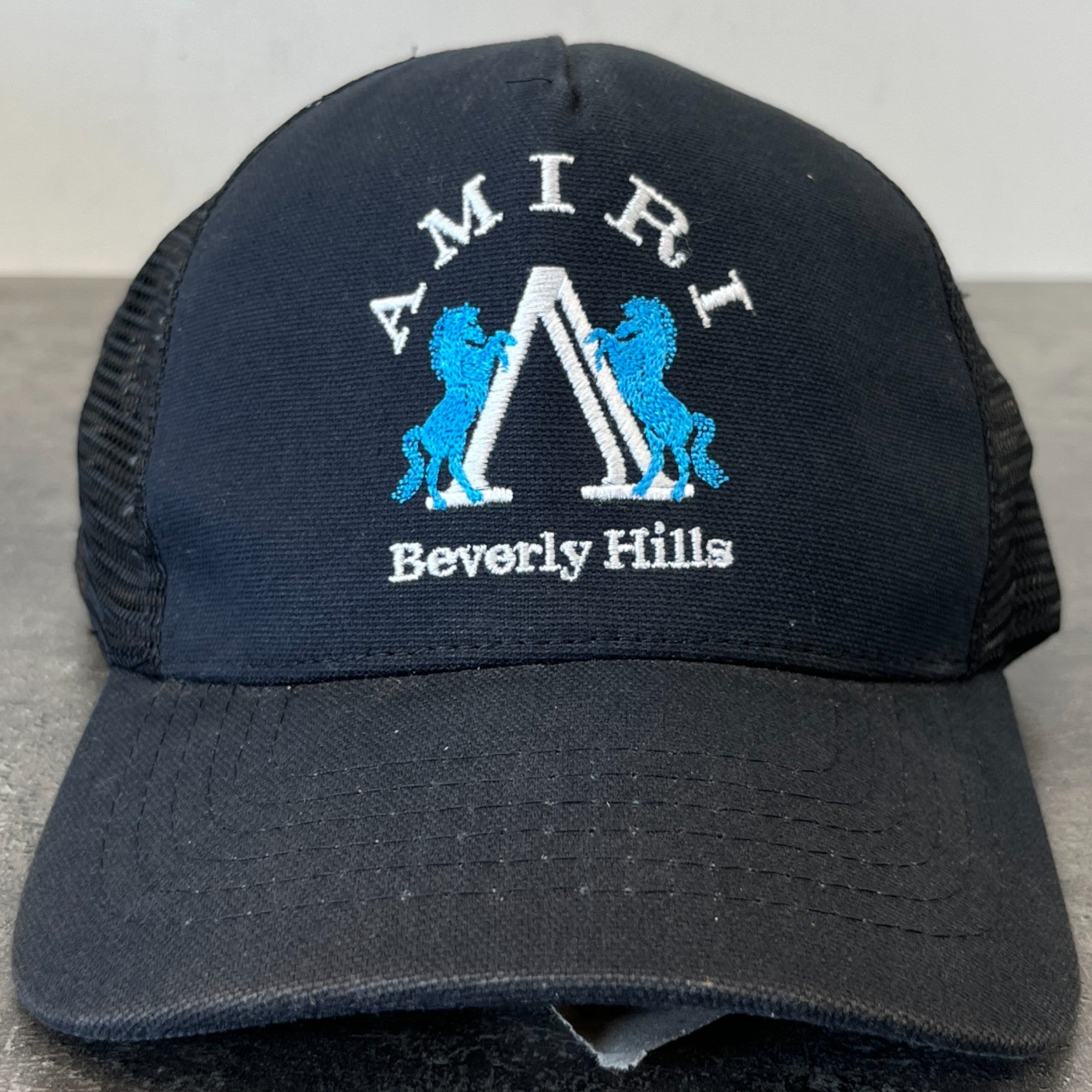 Men's Embroidered Logo Hat Black