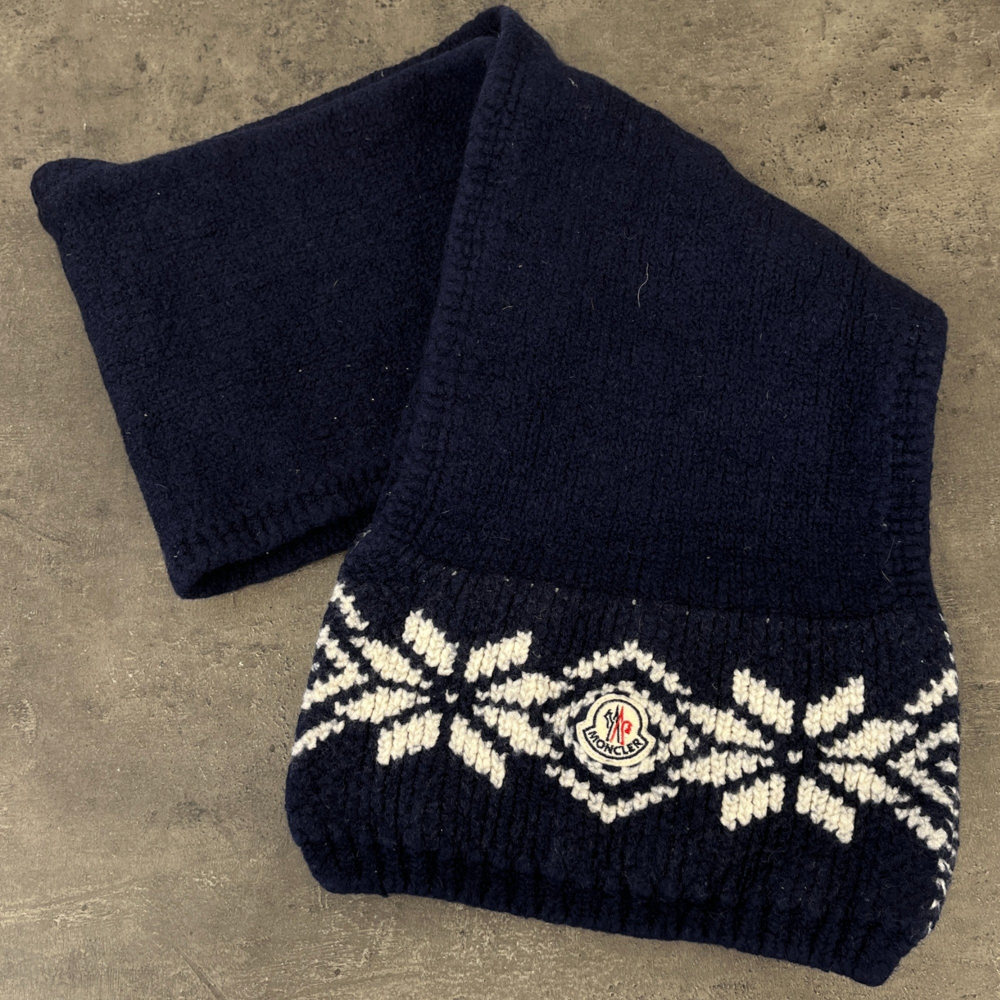 Men's Logo Scarf Navy