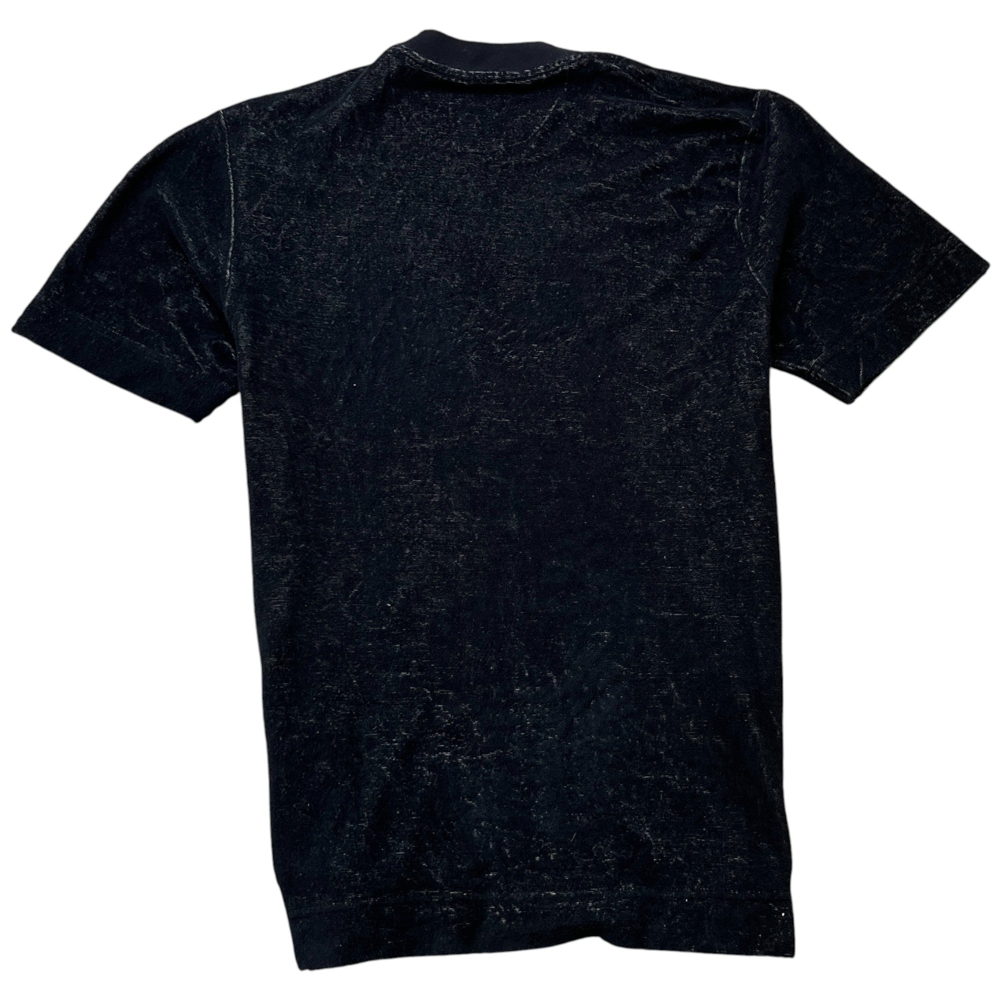 Men's Towling Logo Print T-Shirt Black Size M