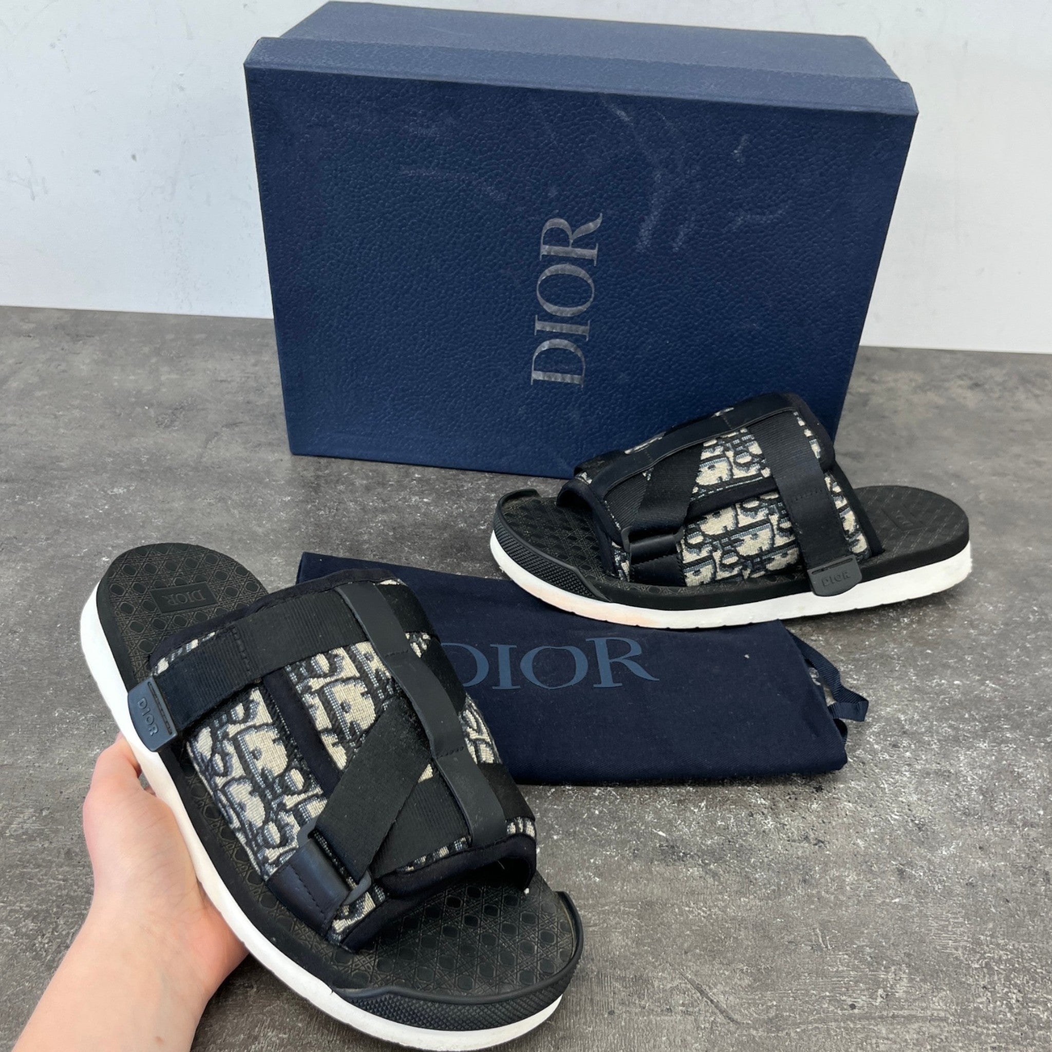 Men's Alpha Sandals Black Size EU 41 / UK 7