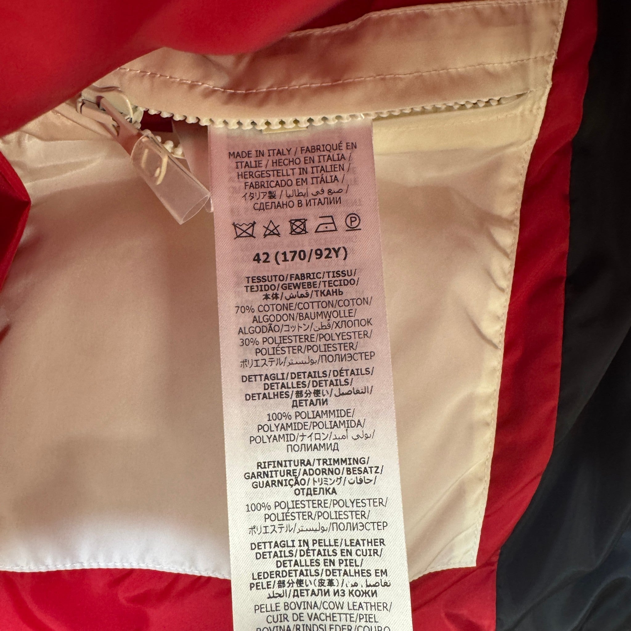 Women's Gg Supreme Bomber Down Jacket Cream Size IT 42 / UK 10