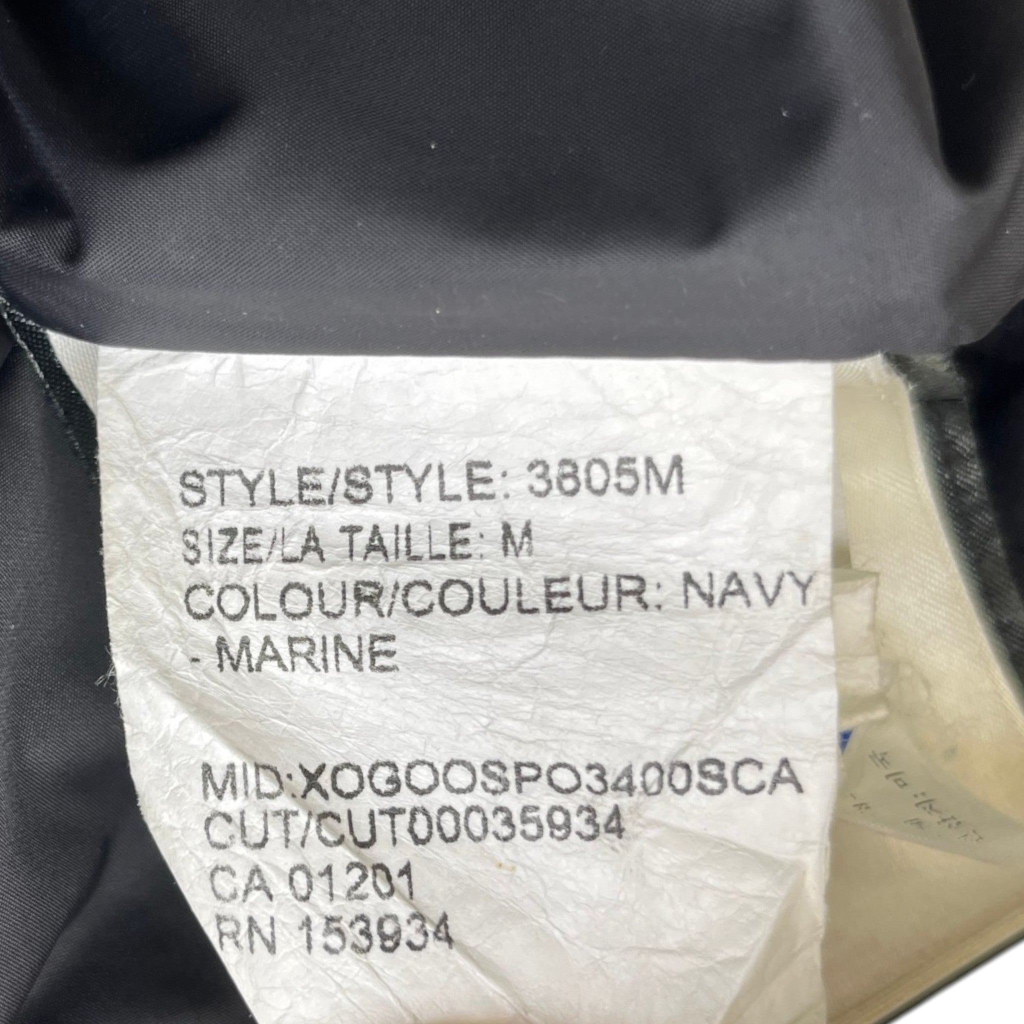 Men's Carson Parka Down Jacket Black Size M