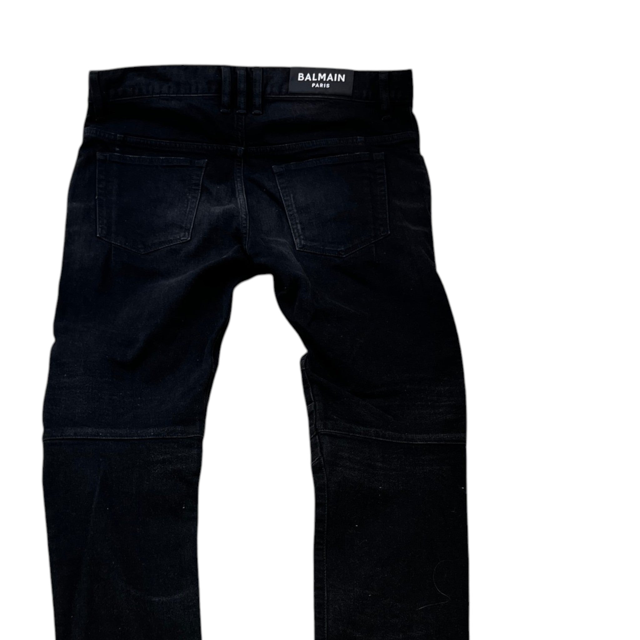 Men's Distressed Jeans Black Size Waist 34"