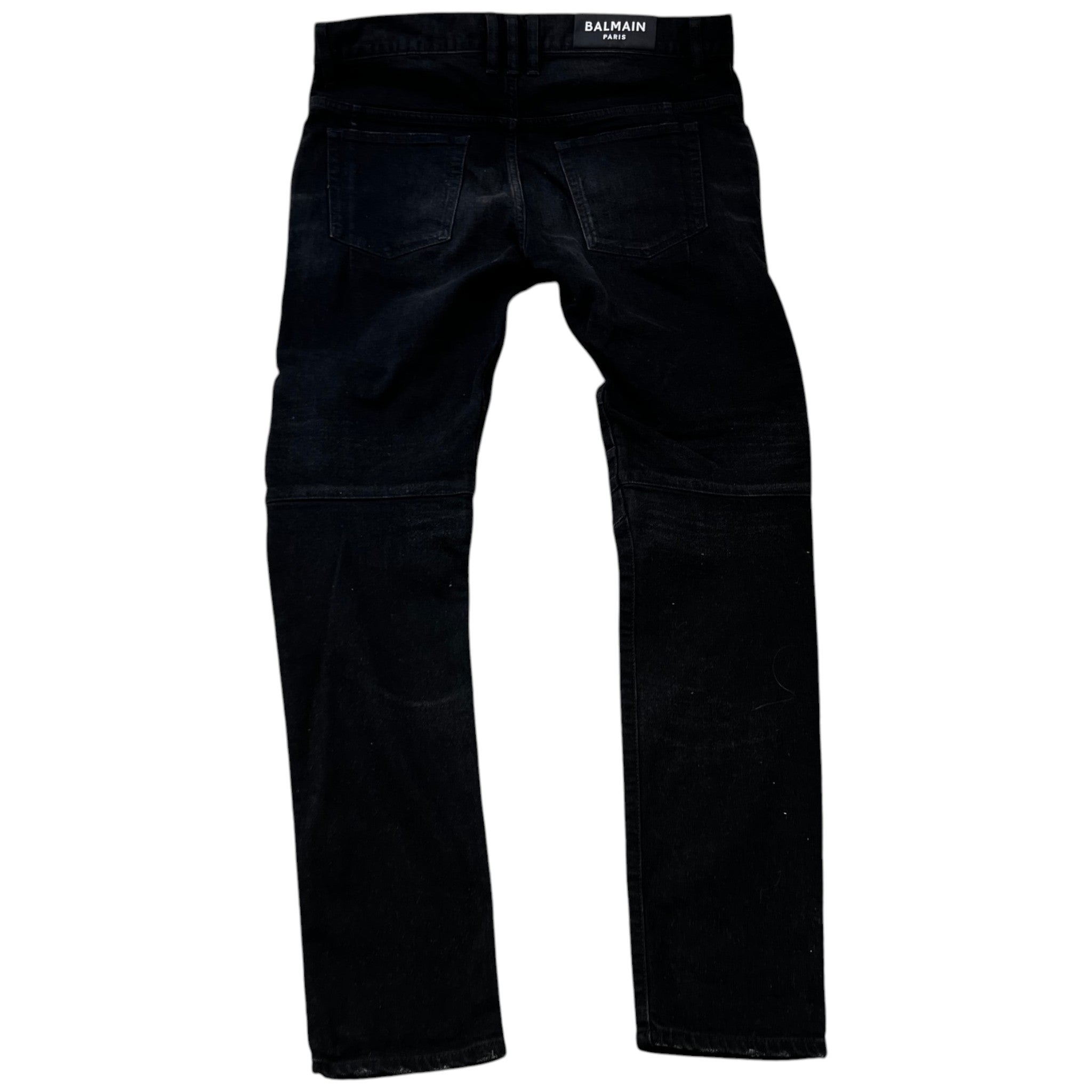 Men's Distressed Jeans Black Size Waist 34"