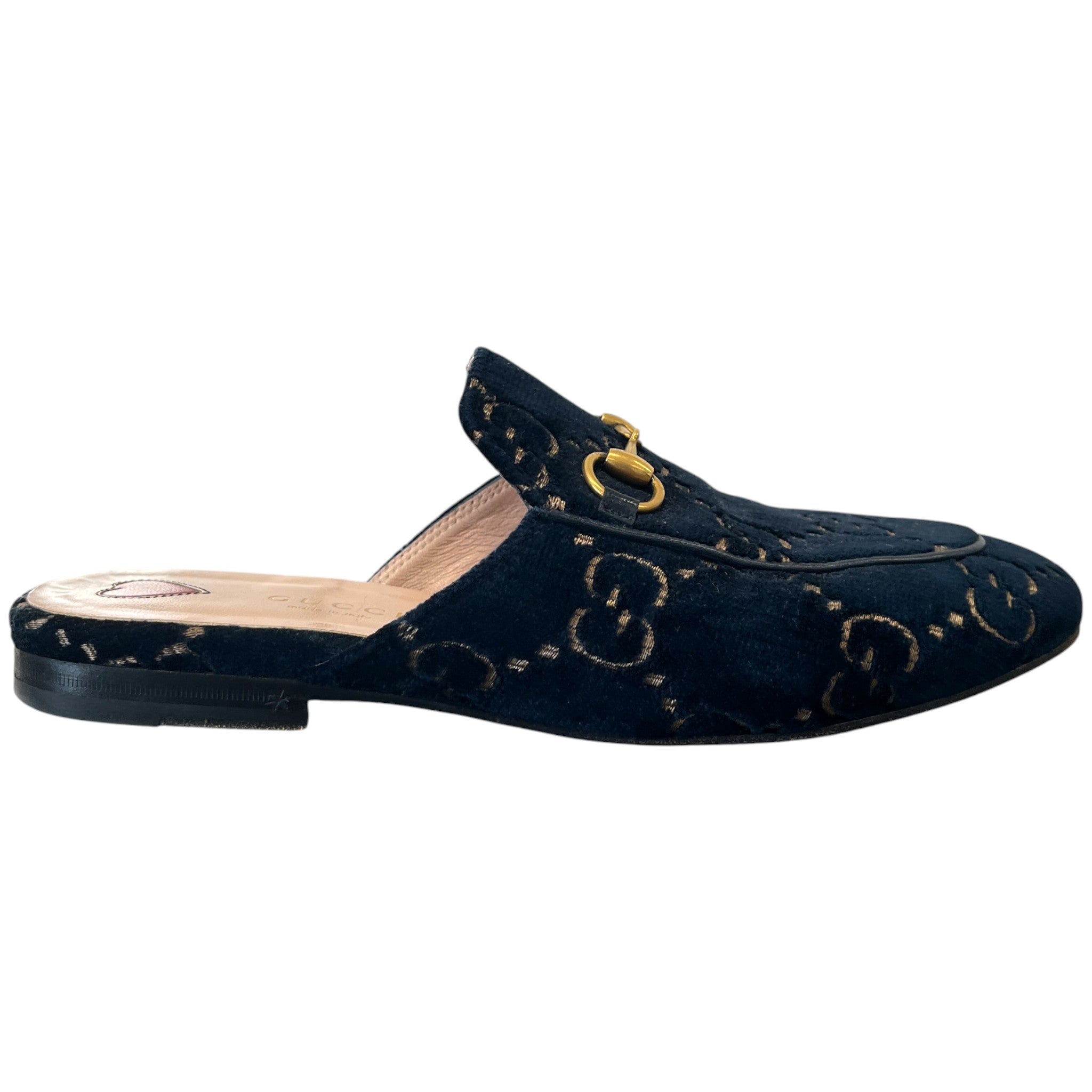 Women's Princetown Horsebit Mules Navy Size EU 36 / UK 3
