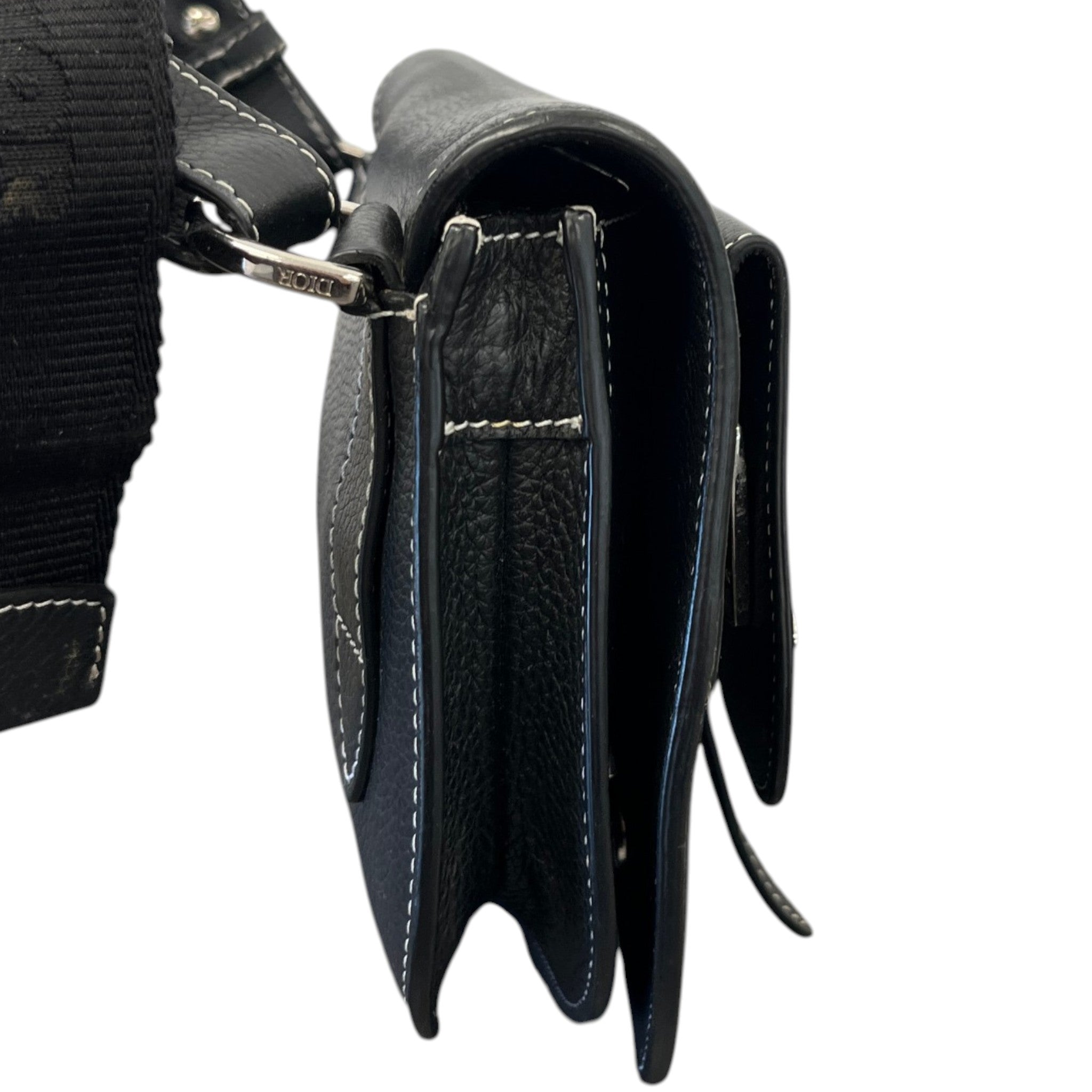 Men's X Kaws Saddle Messenger Bag Black