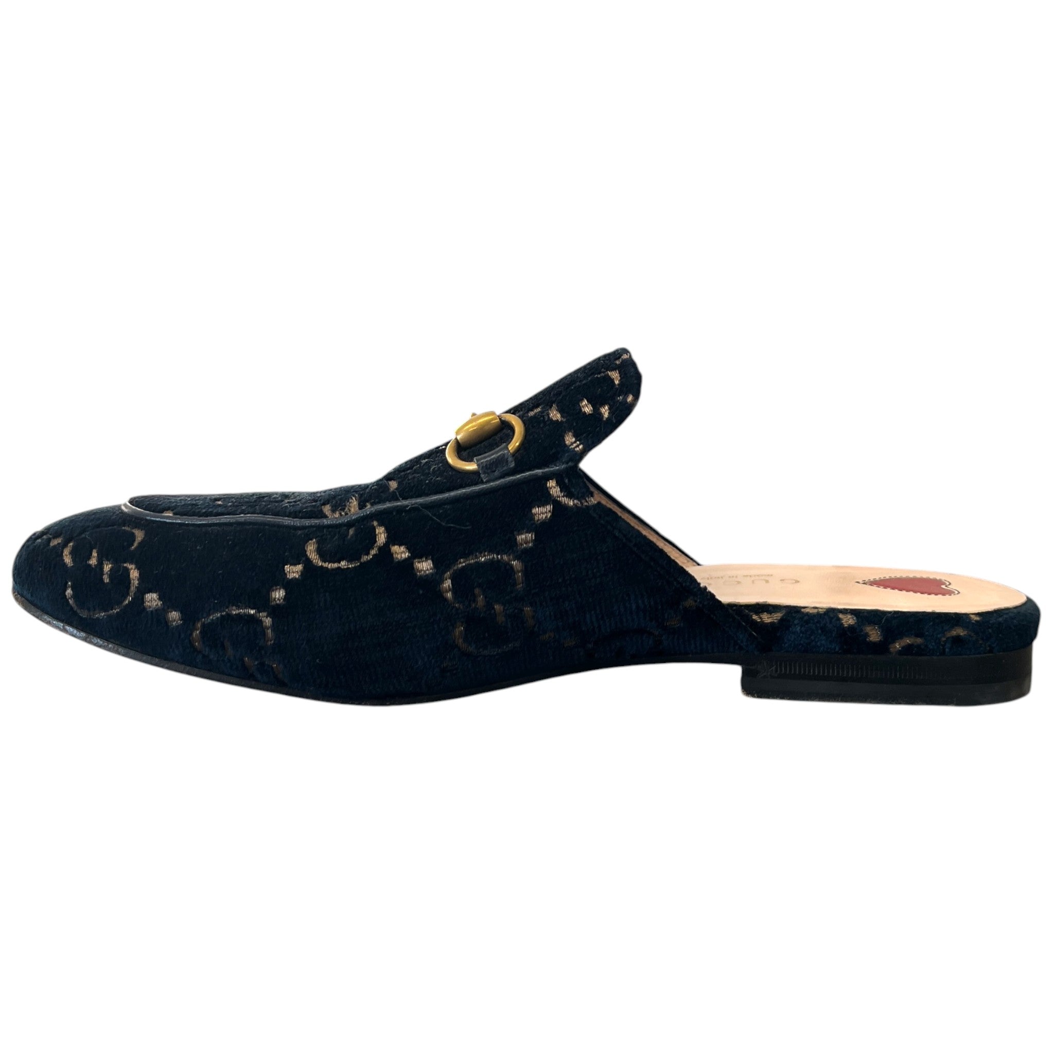 Women's Princetown Horsebit Mules Navy Size EU 36 / UK 3