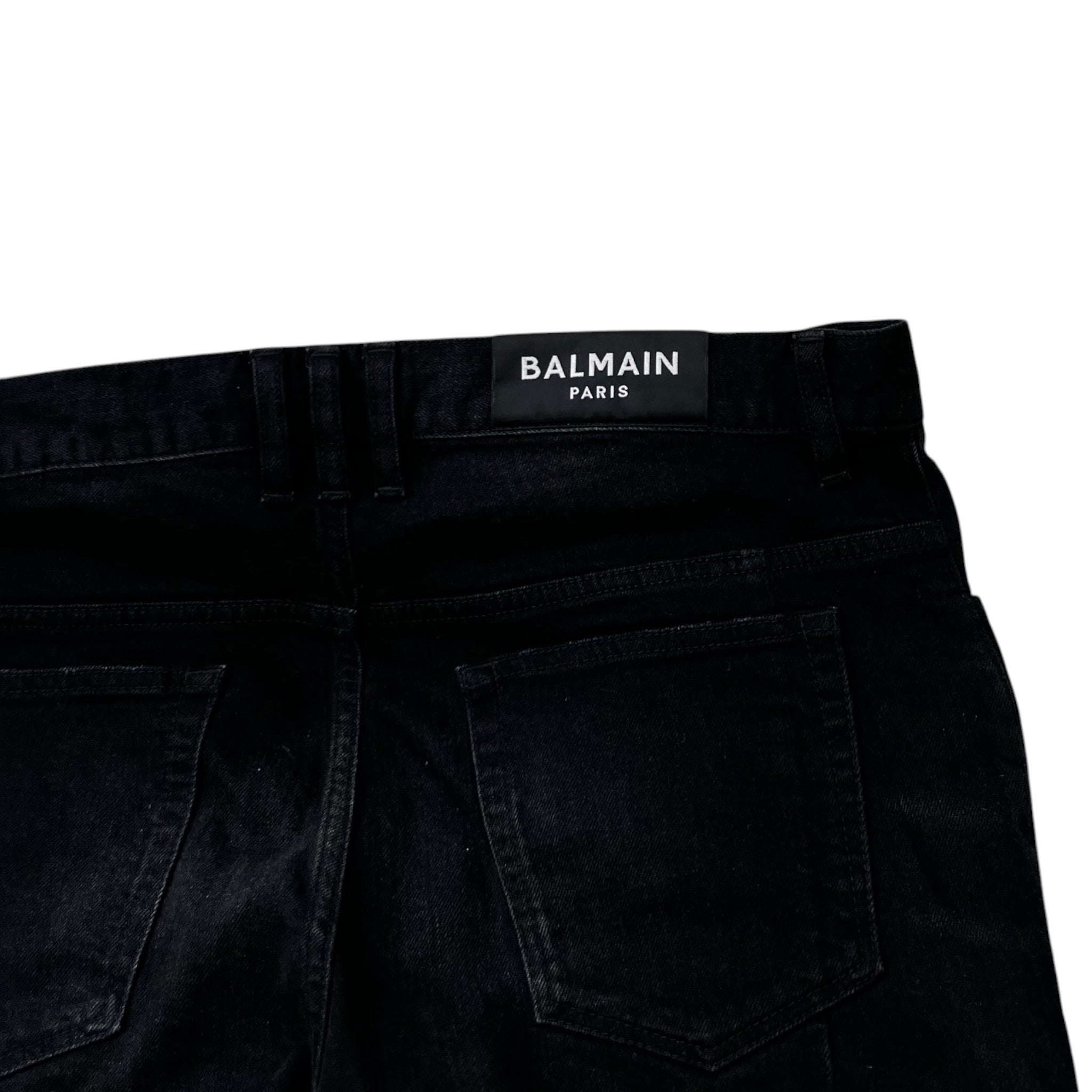 Men's Distressed Jeans Black Size Waist 34"