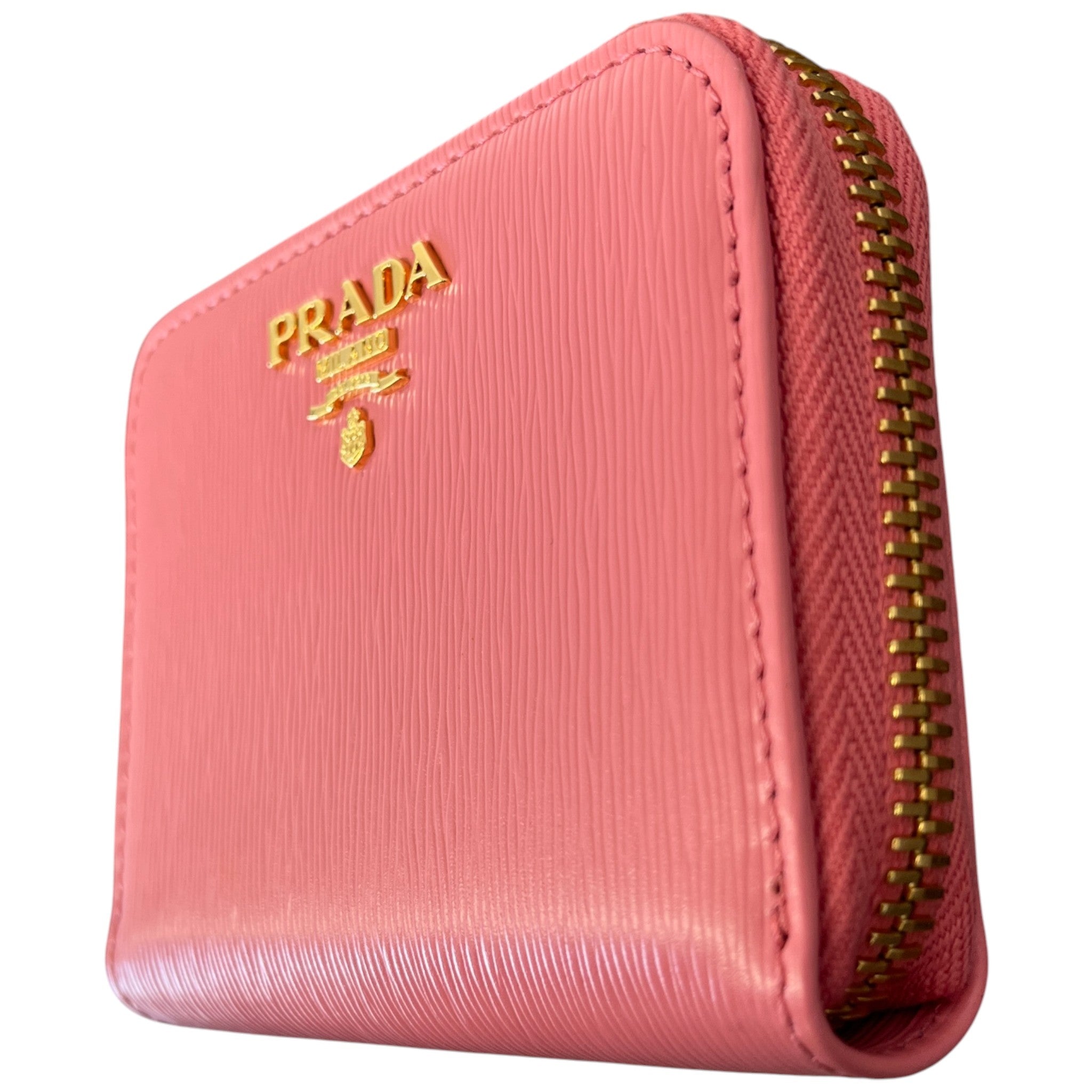 Women's Saffiano Zip-Around Purse Pink