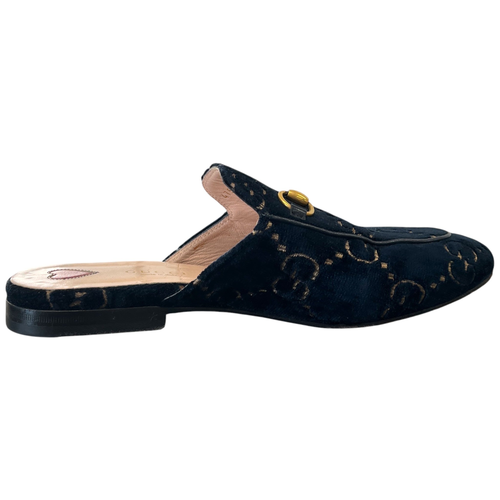 Women's Princetown Horsebit Mules Navy Size EU 36 / UK 3