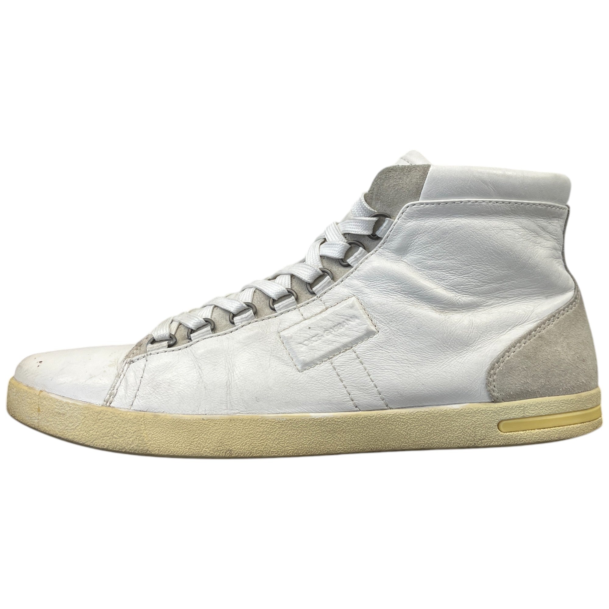 Men's Logo High Trainers White Size EU 41.5 / UK 7.5