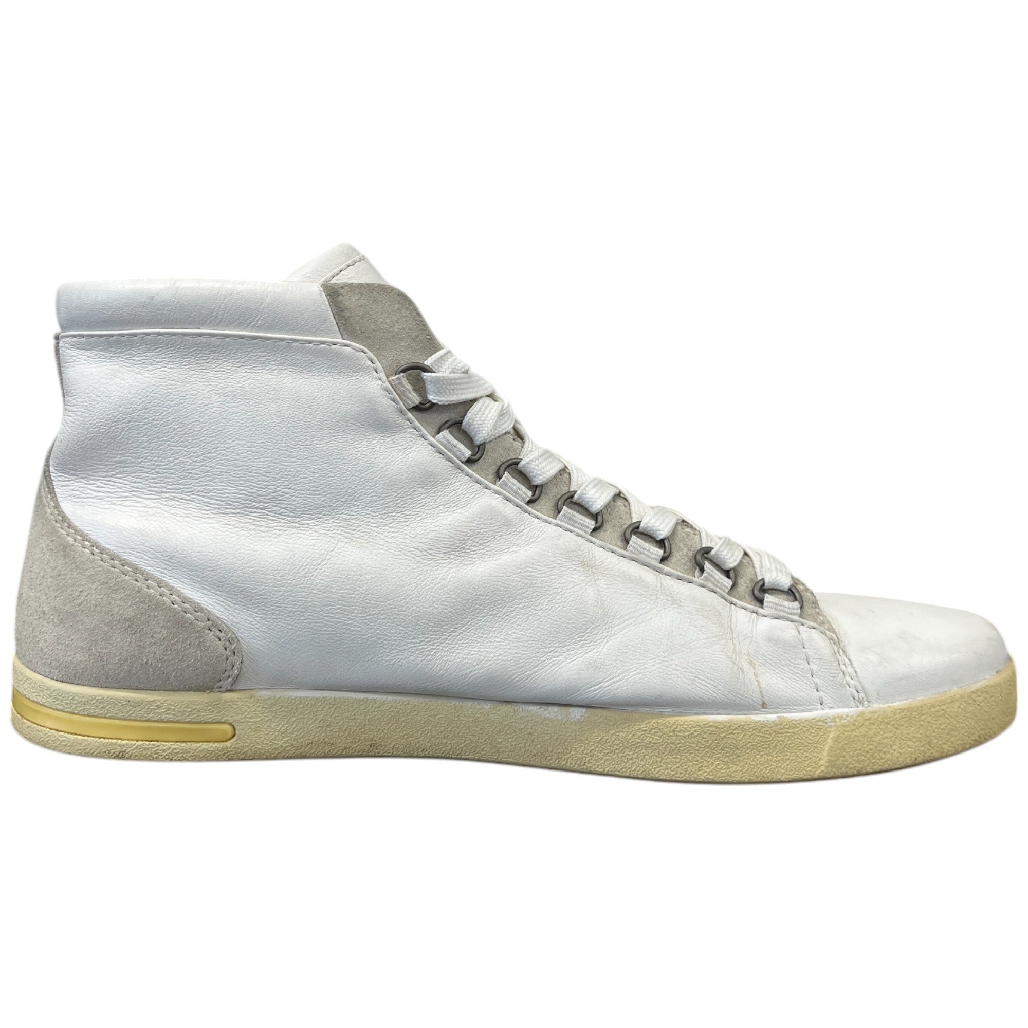 Men's Logo High Trainers White Size EU 41.5 / UK 7.5