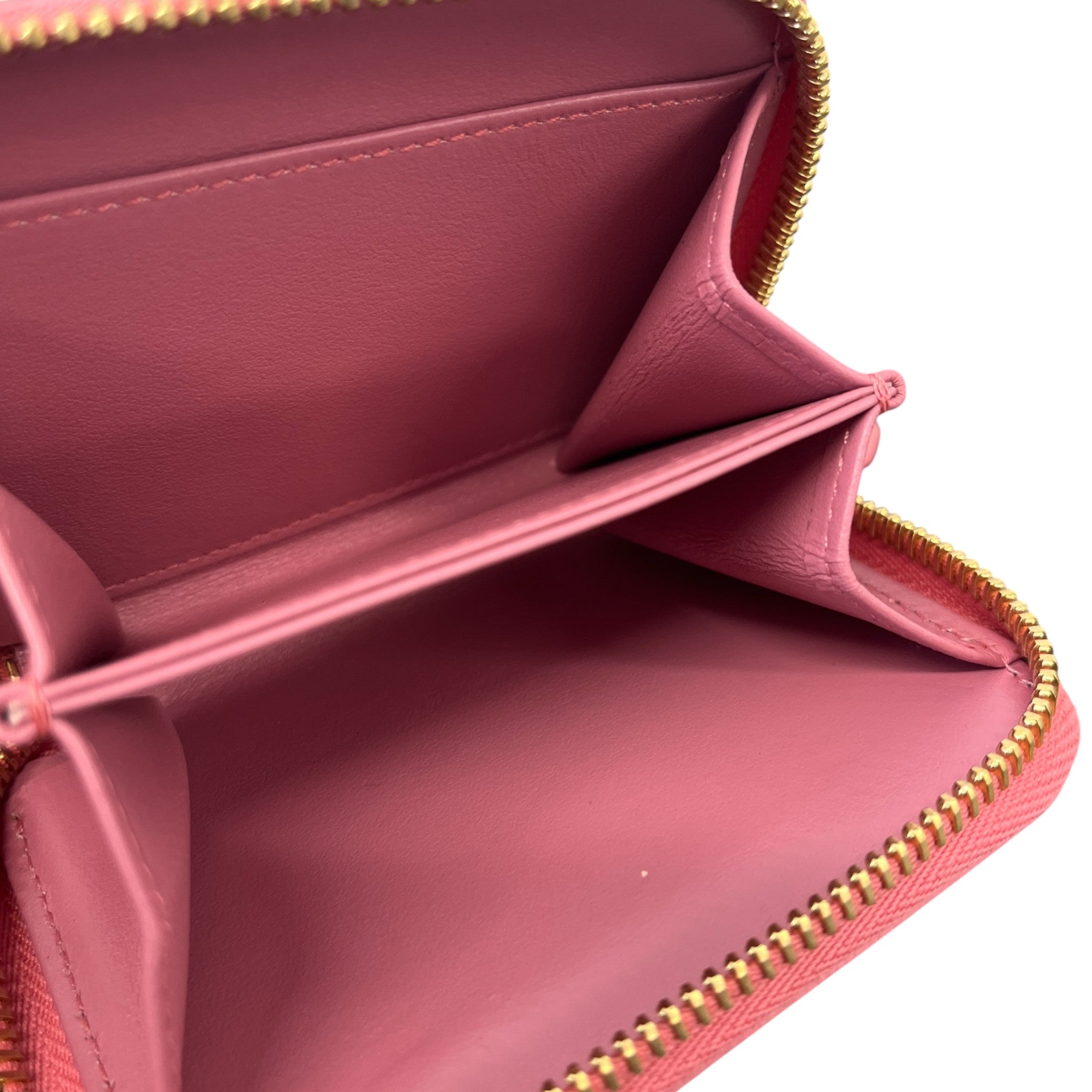 Women's Saffiano Zip-Around Purse Pink