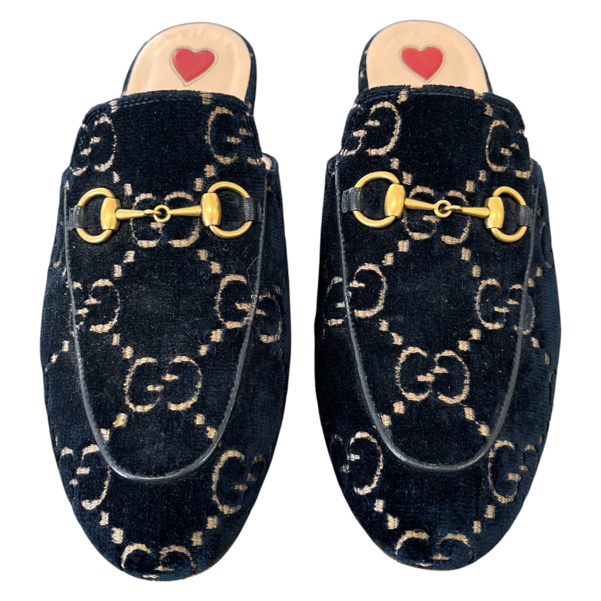 Women's Princetown Horsebit Mules Navy Size EU 36 / UK 3