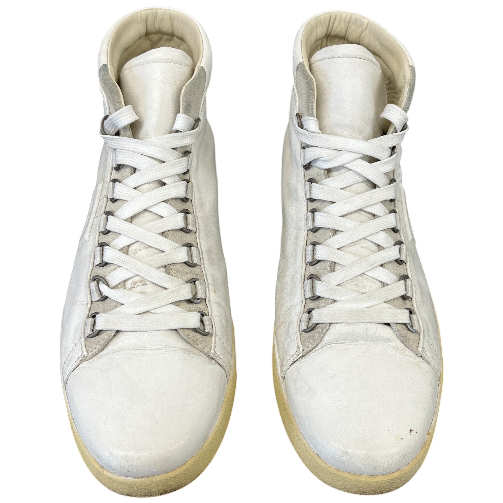 Men's Logo High Trainers White Size EU 41.5 / UK 7.5