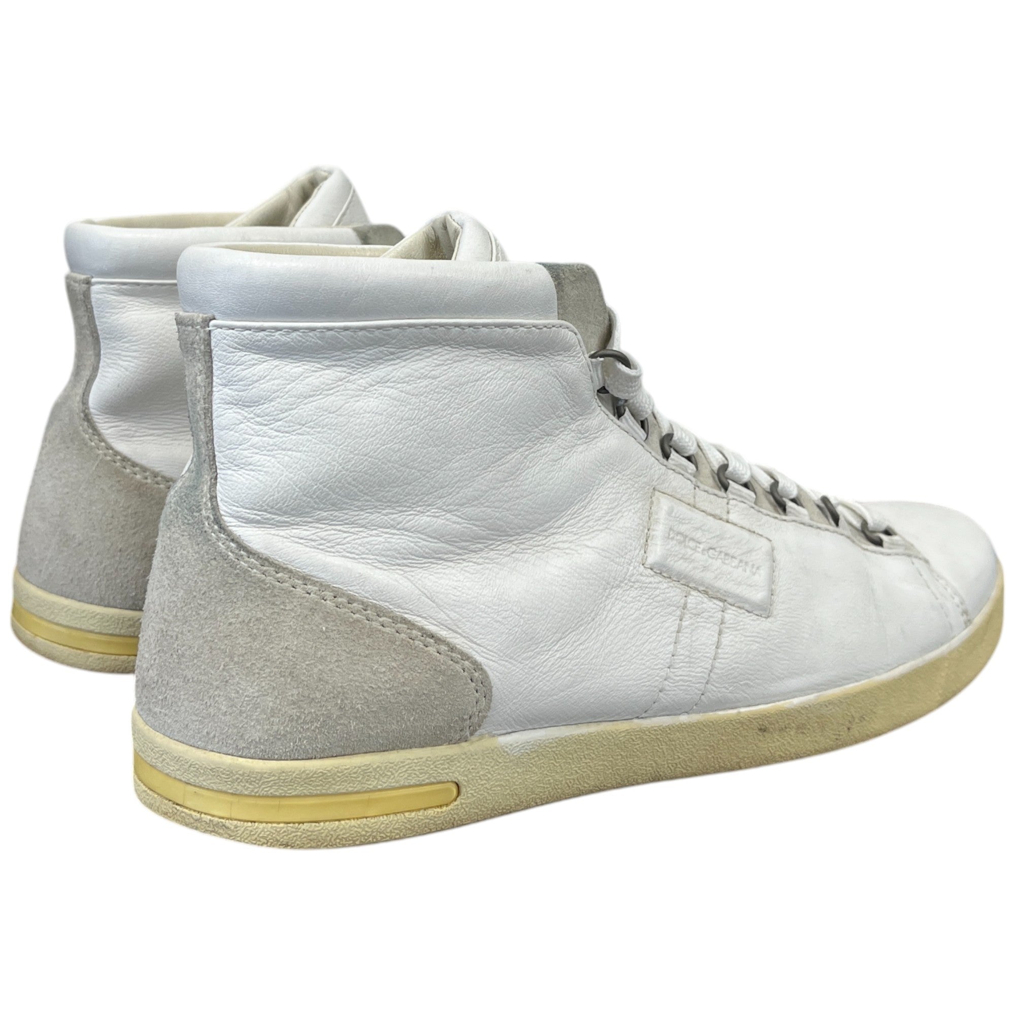 Men's Logo High Trainers White Size EU 41.5 / UK 7.5