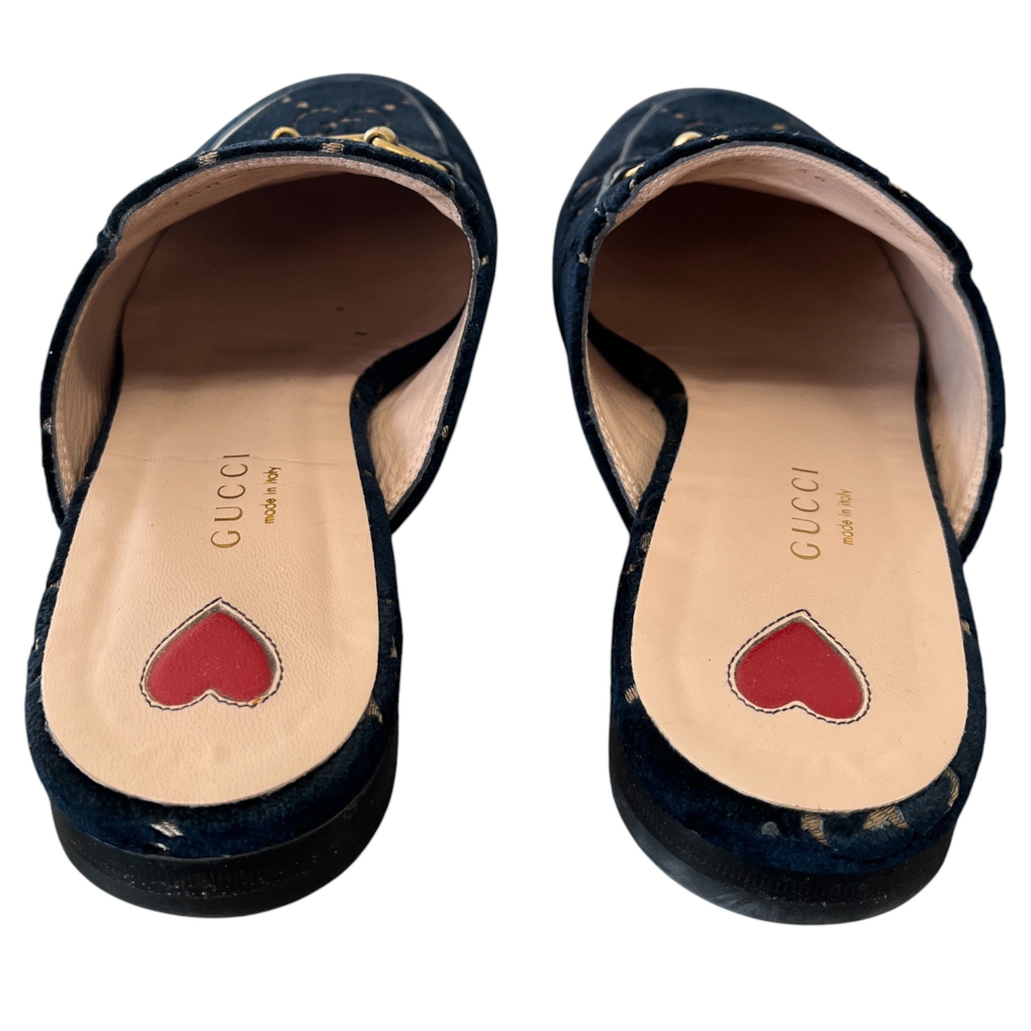 Women's Princetown Horsebit Mules Navy Size EU 36 / UK 3