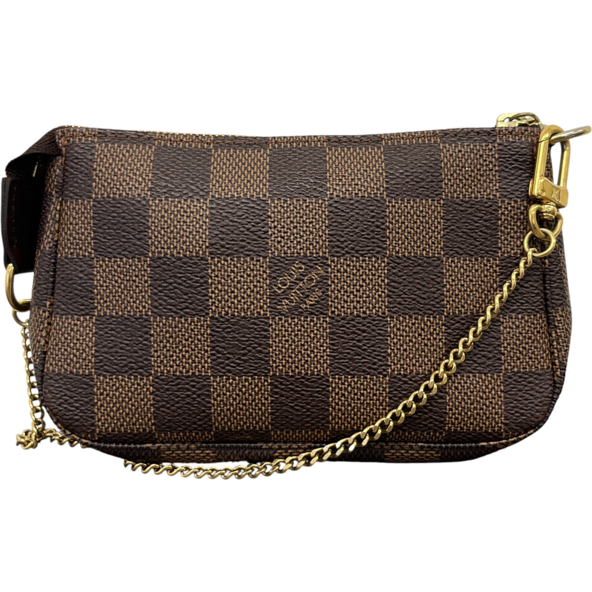 Women's Damier Ebene Mini Pochette Bag Brown