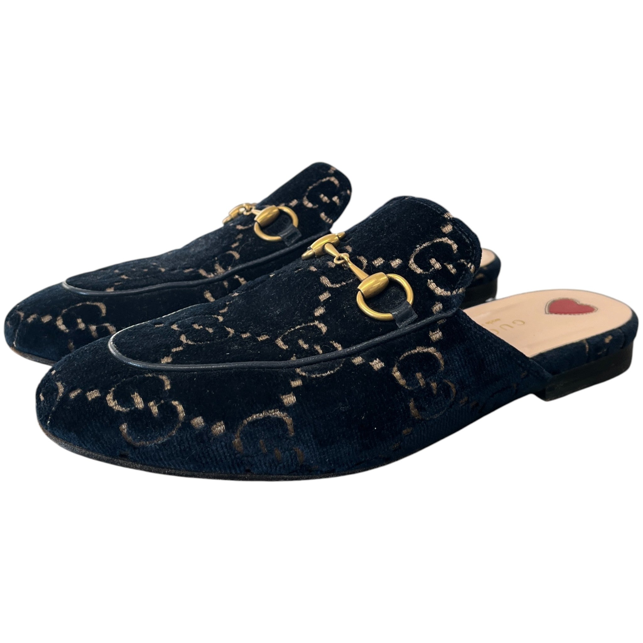 Women's Princetown Horsebit Mules Navy Size EU 36 / UK 3