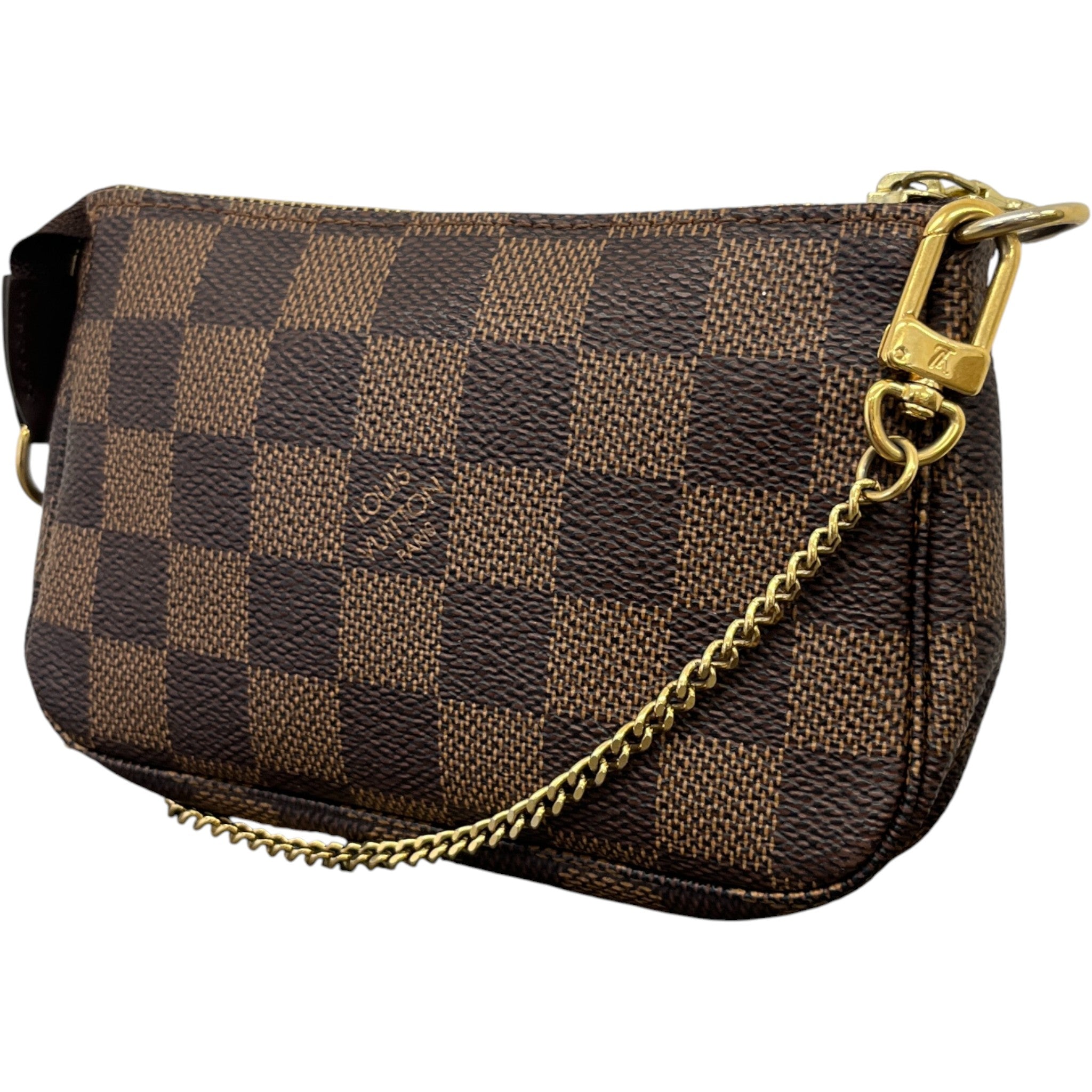 Women's Damier Ebene Mini Pochette Bag Brown