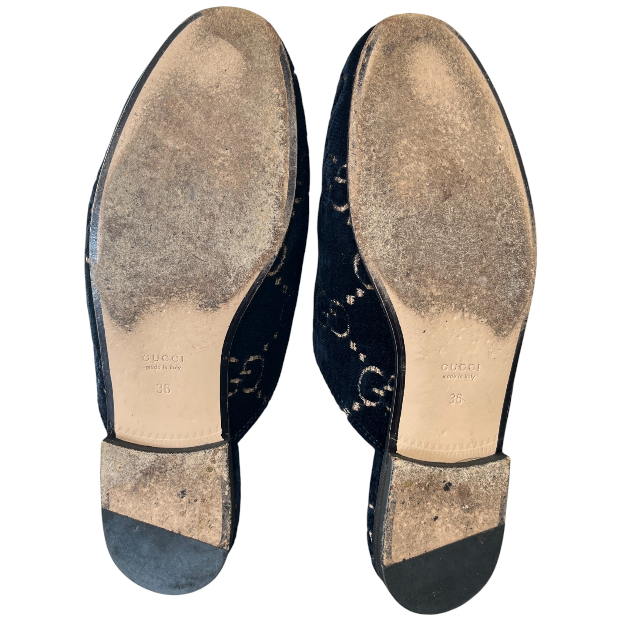 Women's Princetown Horsebit Mules Navy Size EU 36 / UK 3