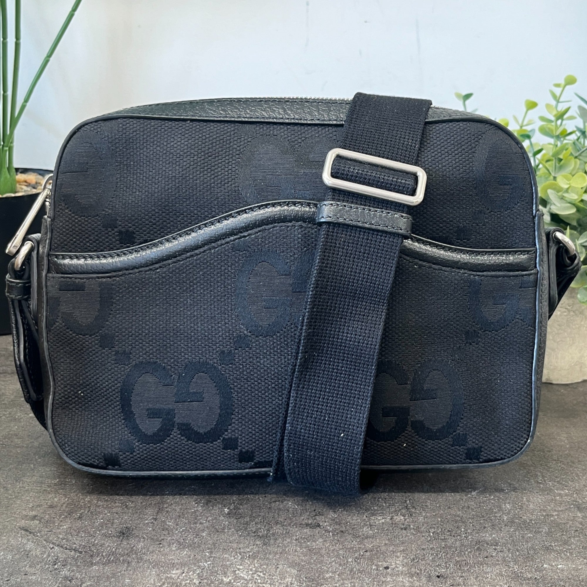 Men's Jumbo Gg Messenger Bag Black