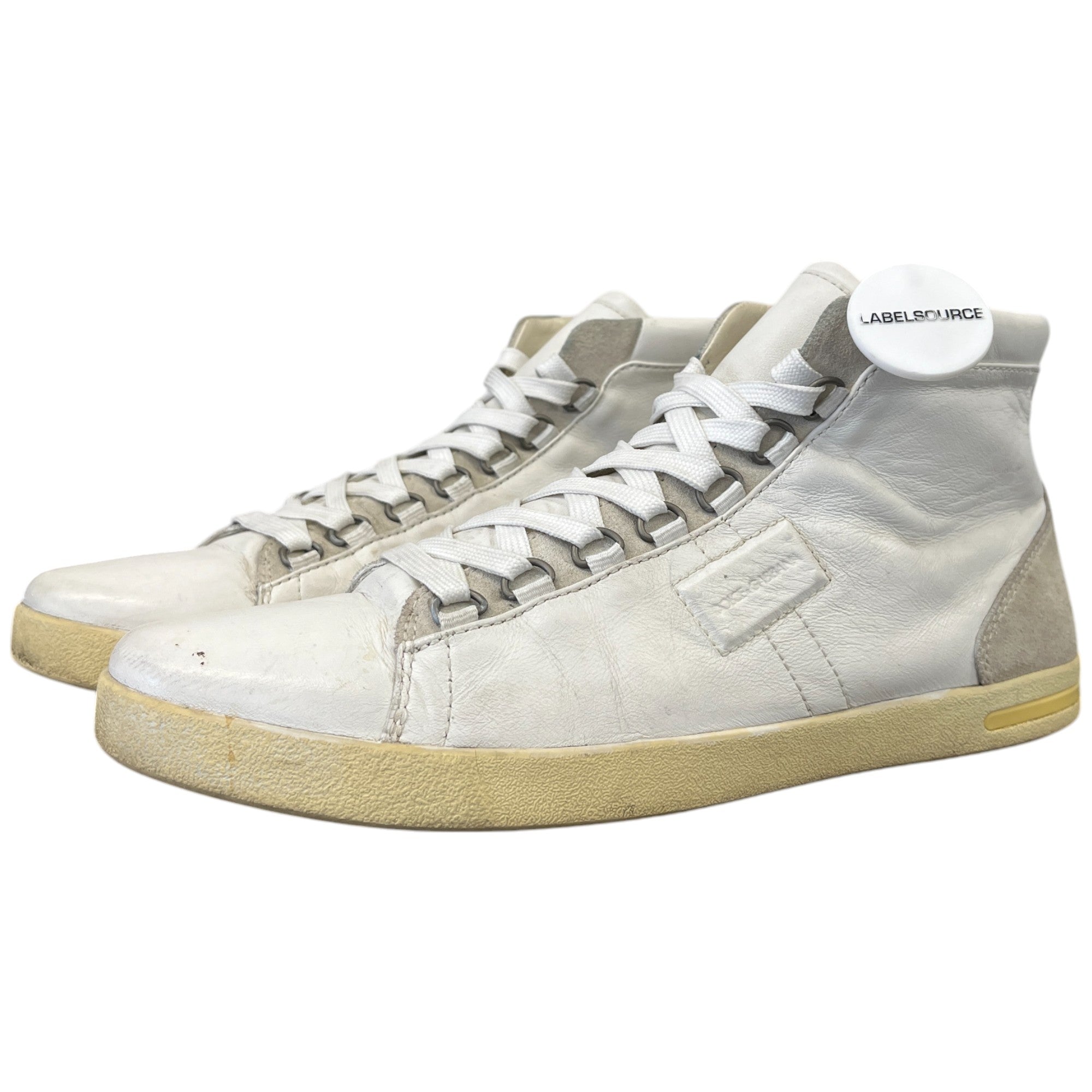 Men's Logo High Trainers White Size EU 41.5 / UK 7.5