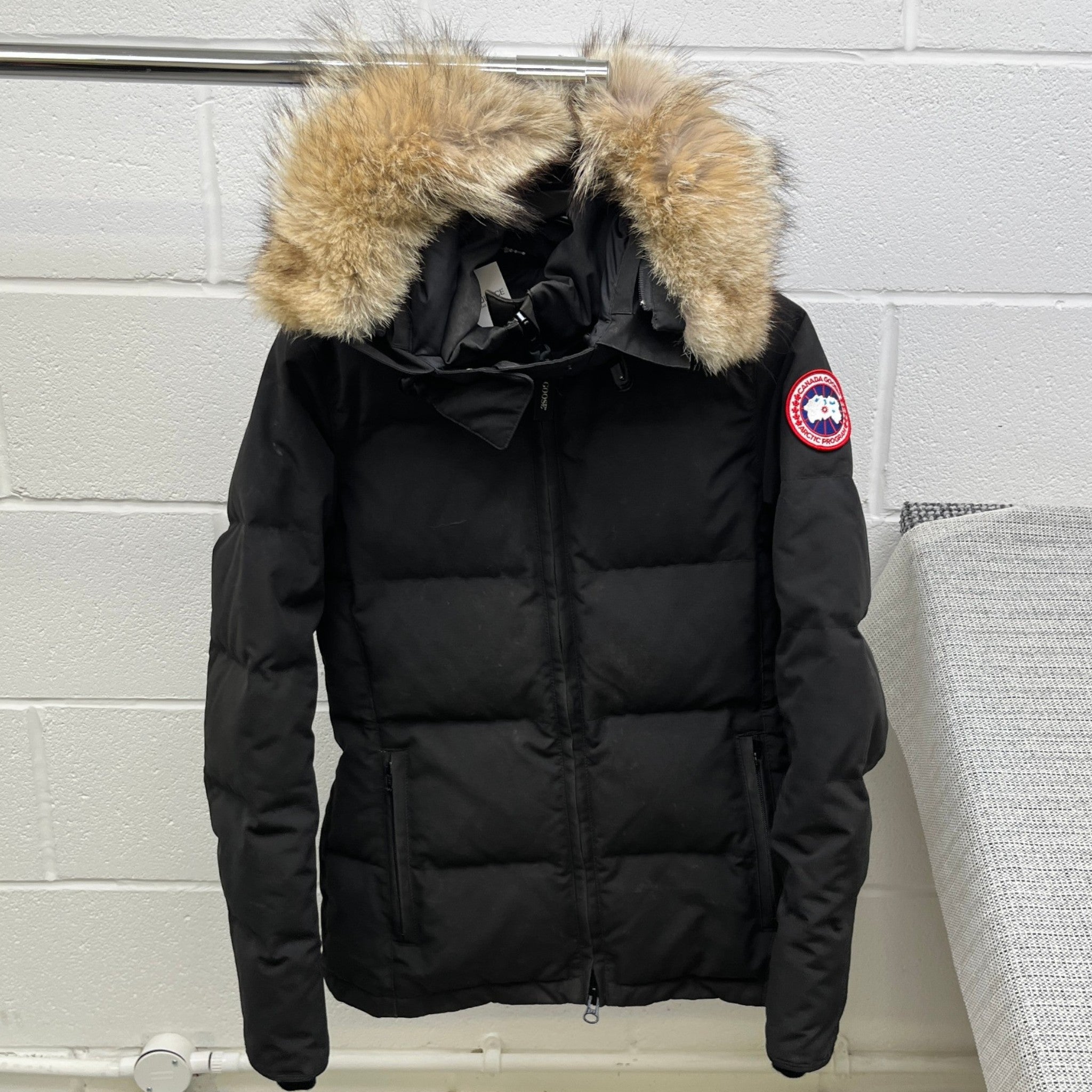 Women's Chelsea Parka Down Jacket Black Size S