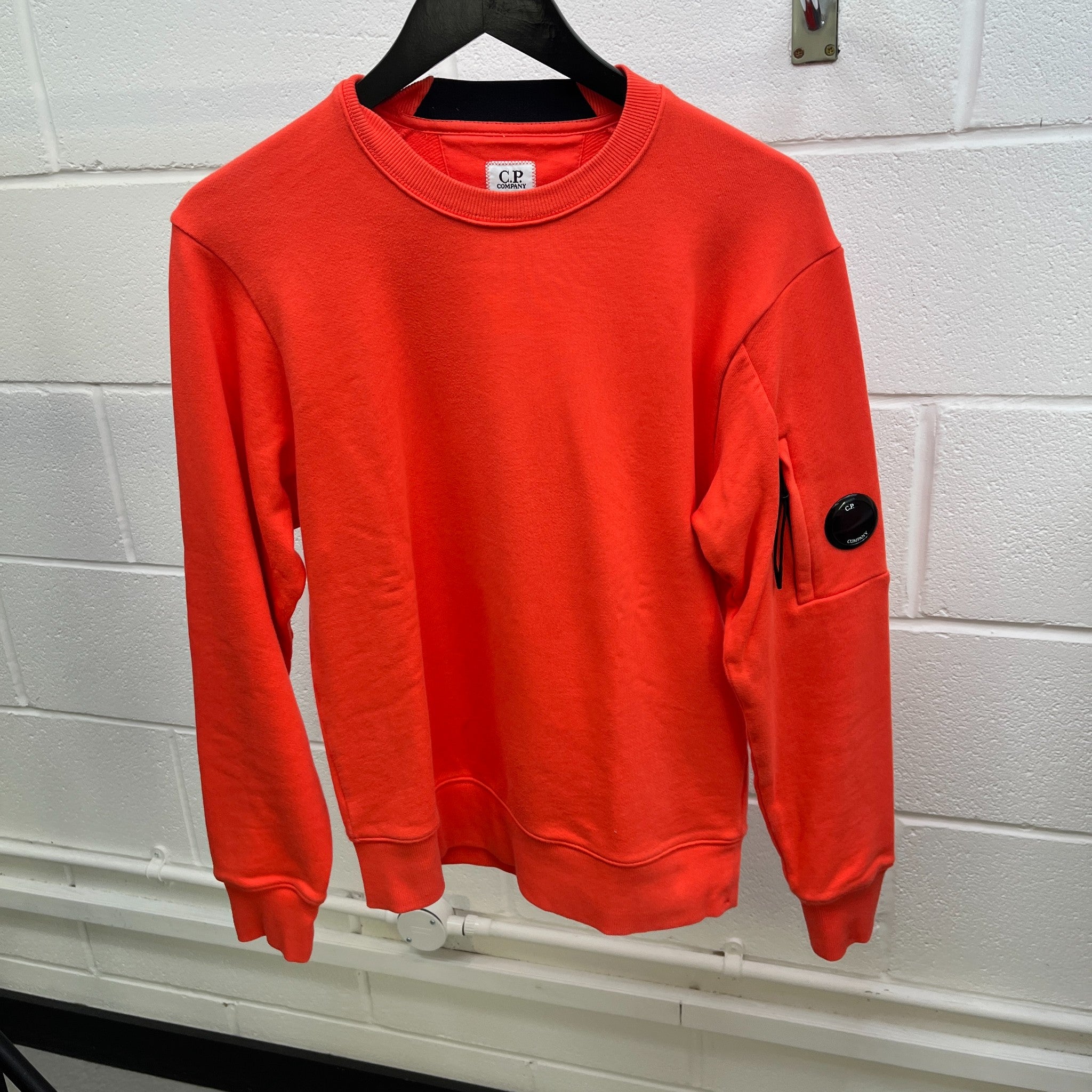 Men's Lens Sweatshirt Orange Size XS