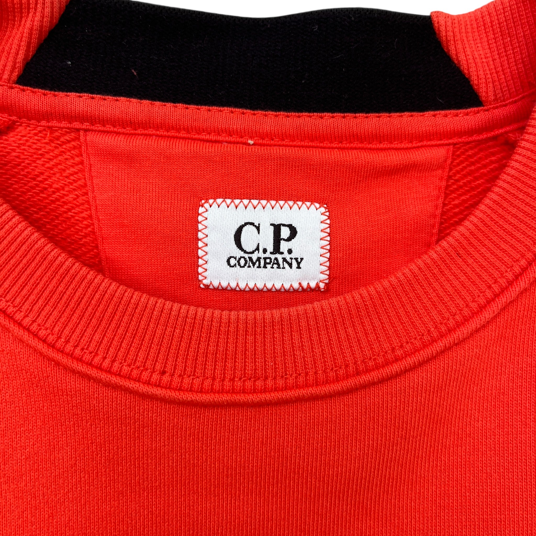 Men's Lens Sweatshirt Orange Size XS